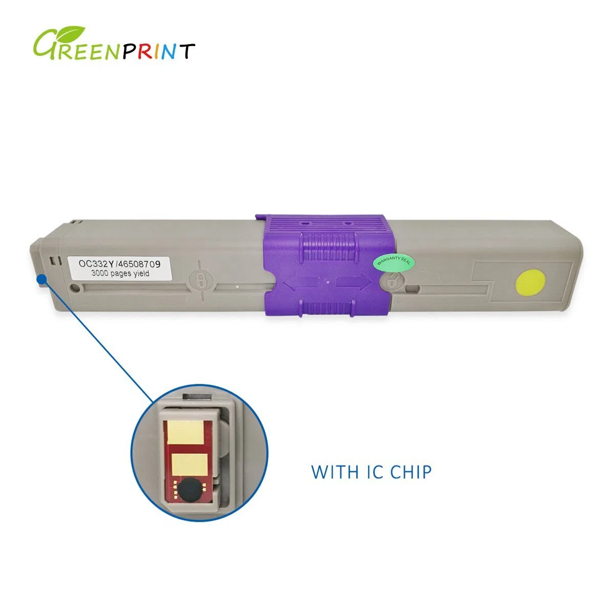 GREENPRINT 4 kolory kompatybilne kartridże z tonerem C332 MC363 3500 stron dla czarnych i 3000 stron dla C M Y do Oki Okidata kolorowa drukarka laserowa C332dn MC363dn C332dnw MC363dnw