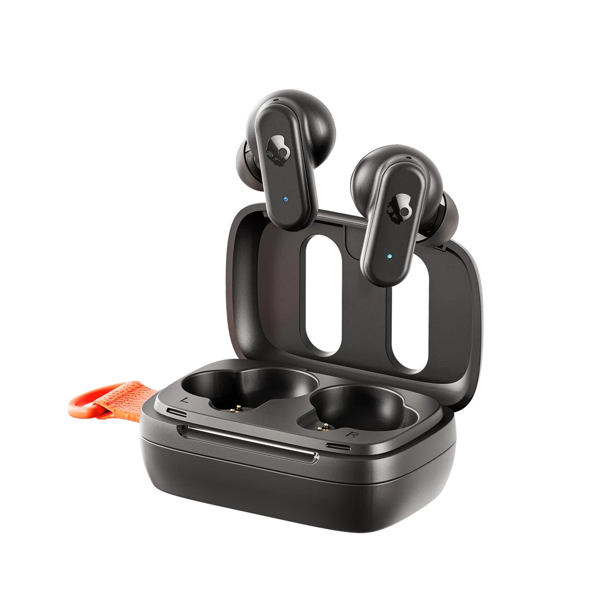 Skullcandy Dime 3 Bezprzewodowe Słuchawki Douszne, 20 godz. Słuchania, Mikrofon, Obsługa iPhone’a, Androida i urządzeń Bluetooth – Czarny