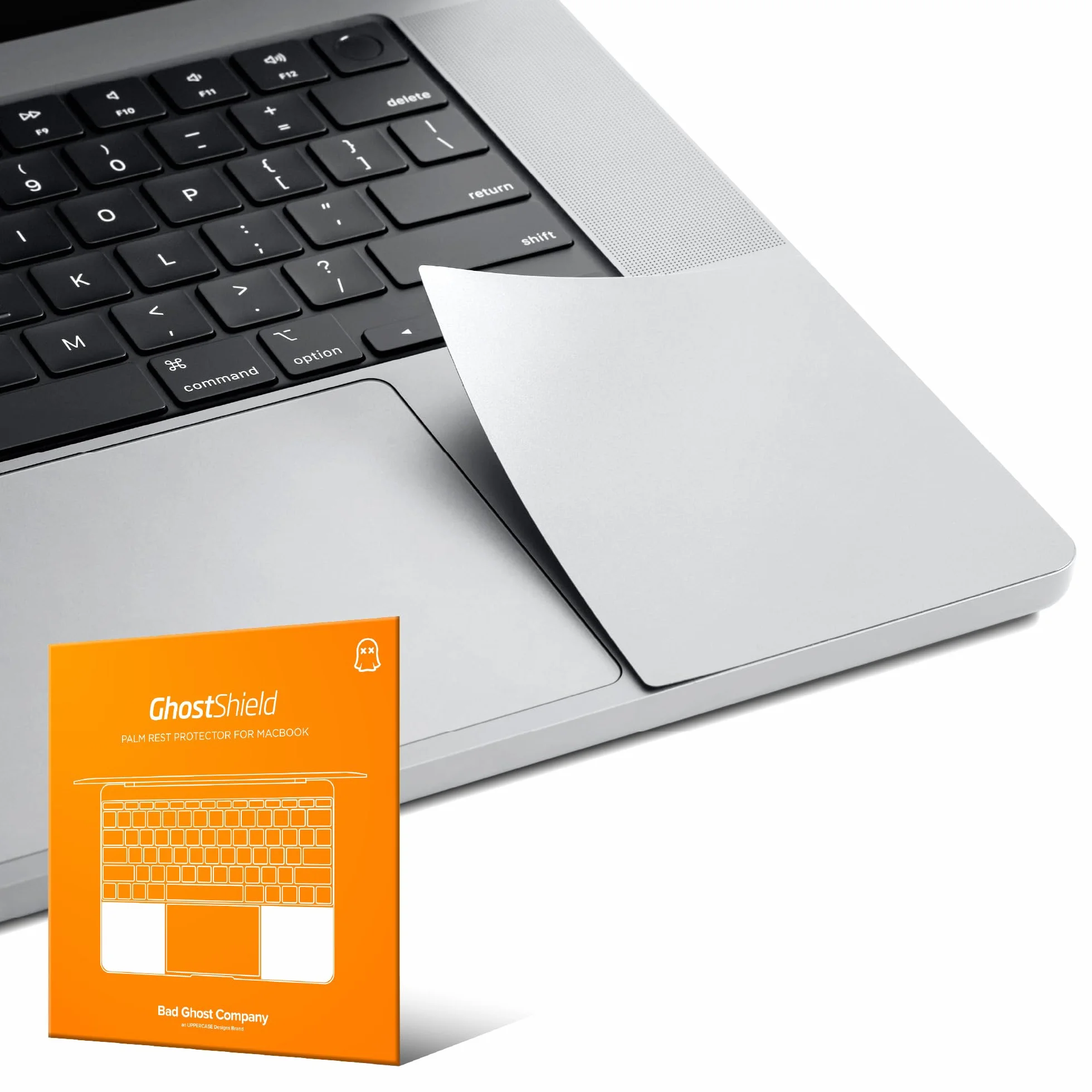 UPPERCASE Zestaw ochraniaczy na nadgarstki do MacBook Pro 16" (2021+) srebrny