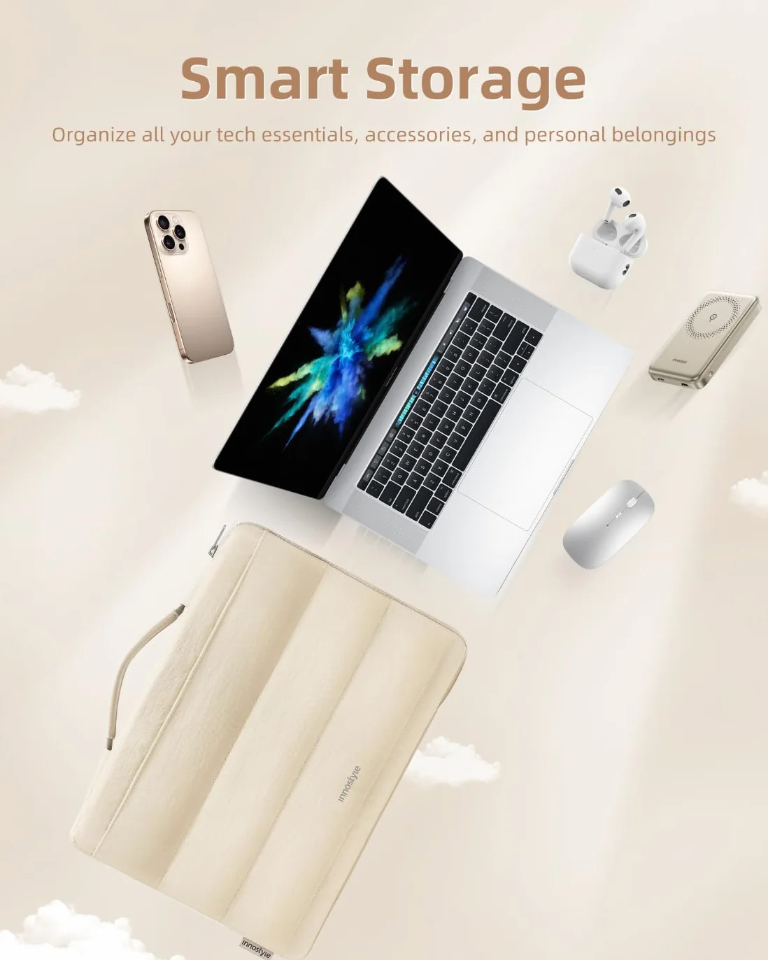 Damska torba na laptopa, Wodoodporna, Lekka, Wytrzymała, Carrylite Slim Czarna, Kompatybilna z MacBook Pro/Air, HP ProBook, Dell Inspiron, Yoga, ASUS, Idealna do Pracy i Podróży