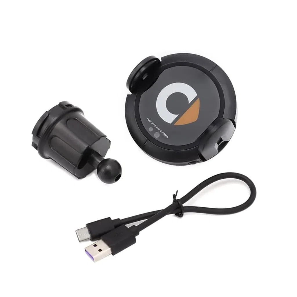 SHIFENG Samochodowy uchwyt do bezprzewodowego ładowania telefonu kompatybilny z Smart 453 Fortwo Forfour 2015-2021 360 regulowane akcesoria do montażu obrotowego