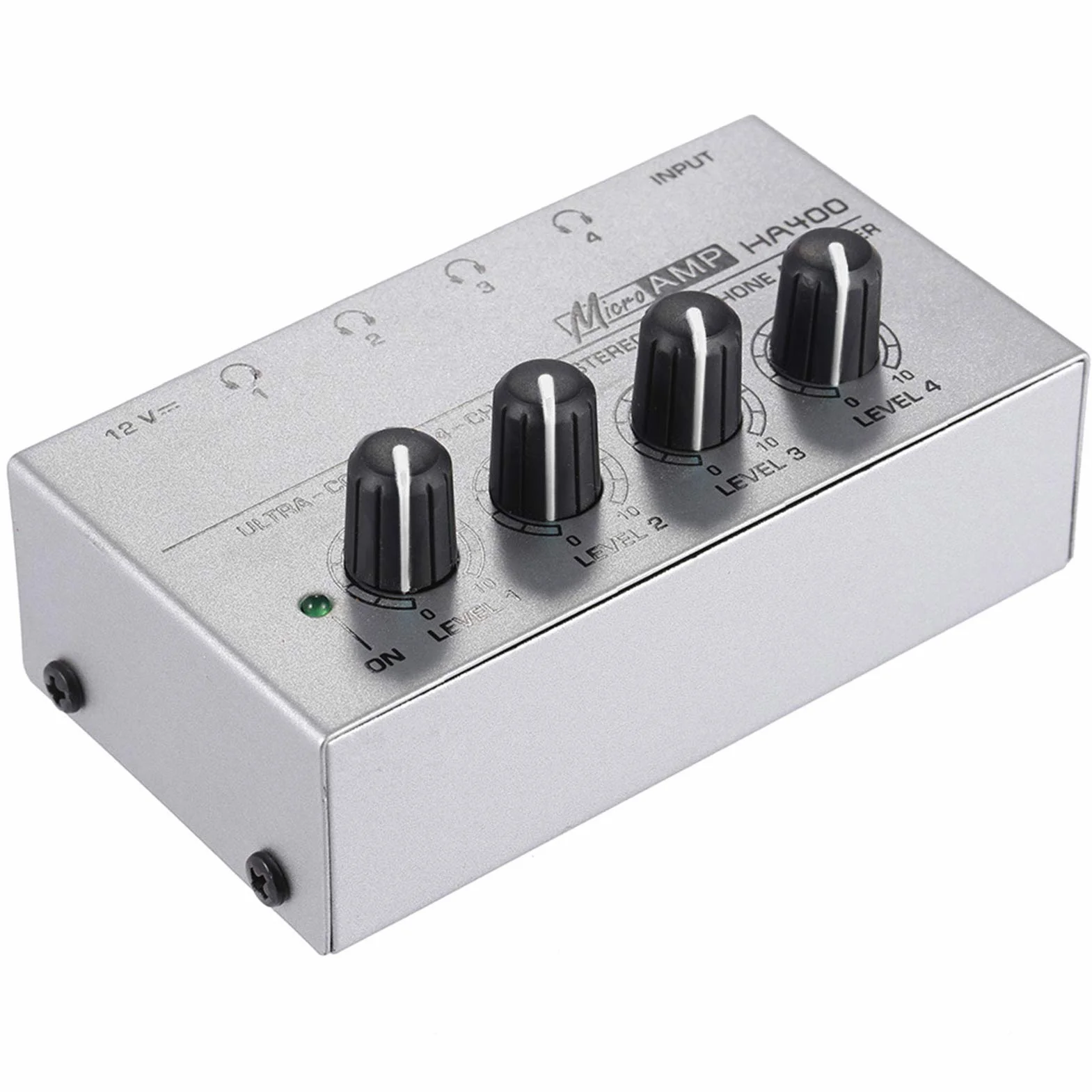 Btuty HA400 4-kanałowy wzmacniacz słuchawkowy stereo ultrakompaktowy