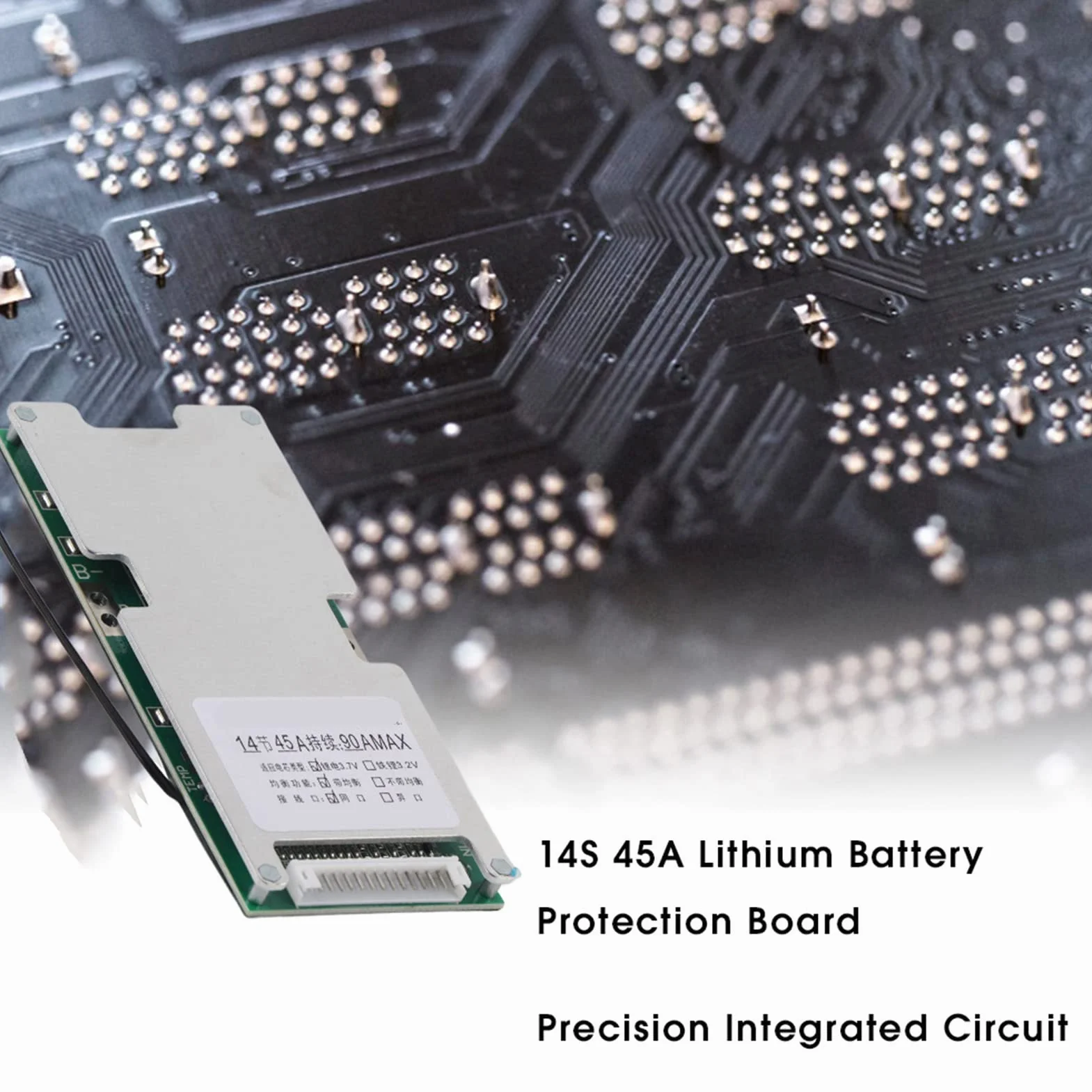 Płytka ładująca baterię litową 14S 45A PCB moduł ładowarki zabezpieczająca litowo-jonowy