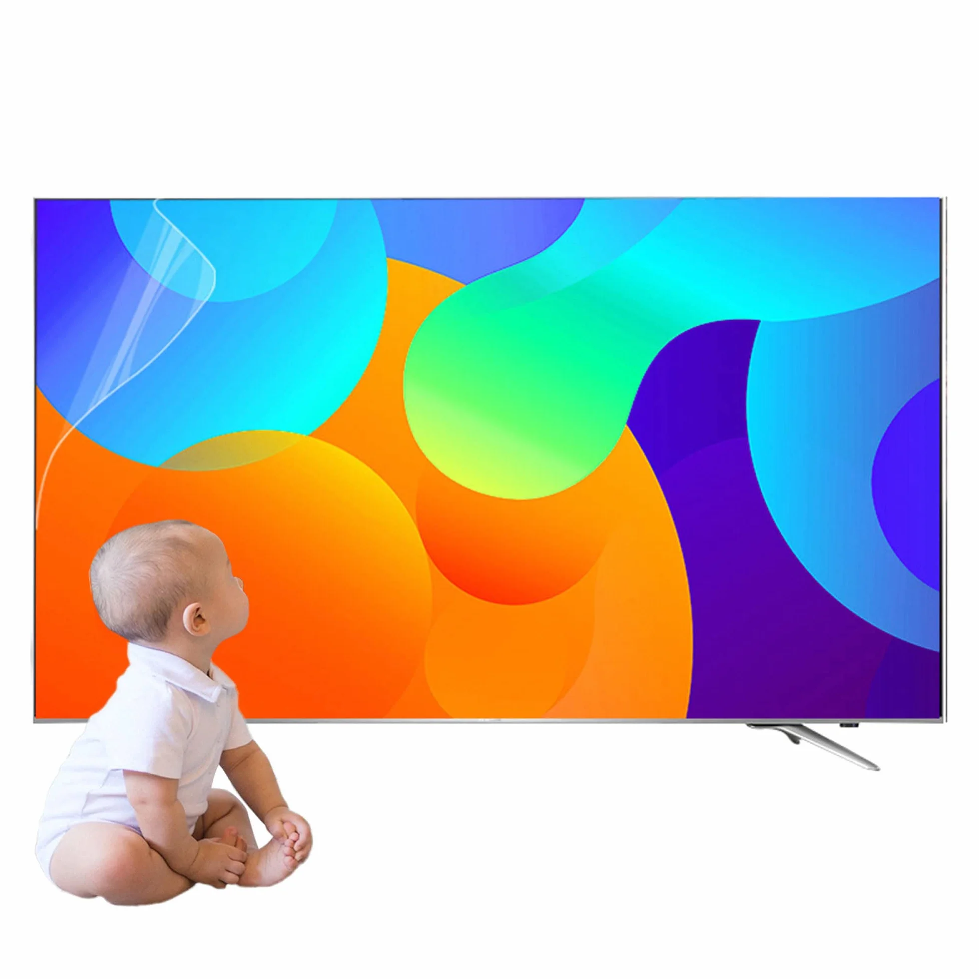 Folia ochronna na ekran do telewizora, matowa folia antyodblaskowa, ochrona przed niebieskim światłem, odporna na zarysowania, odciski palców, do LCD, LED, 4K OLED i QLED HDTV (94.0 cm 819
