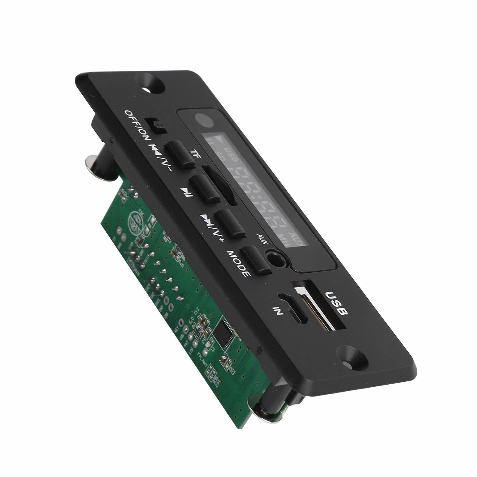 Płyta Dekodera MP3, Uniwersalny Moduł Dekodowania WAV 12V5V Płyta Dekodera Wzmacniacza FM MP3, Płyta Dekodowania USB/SD/FM/LINE MP3