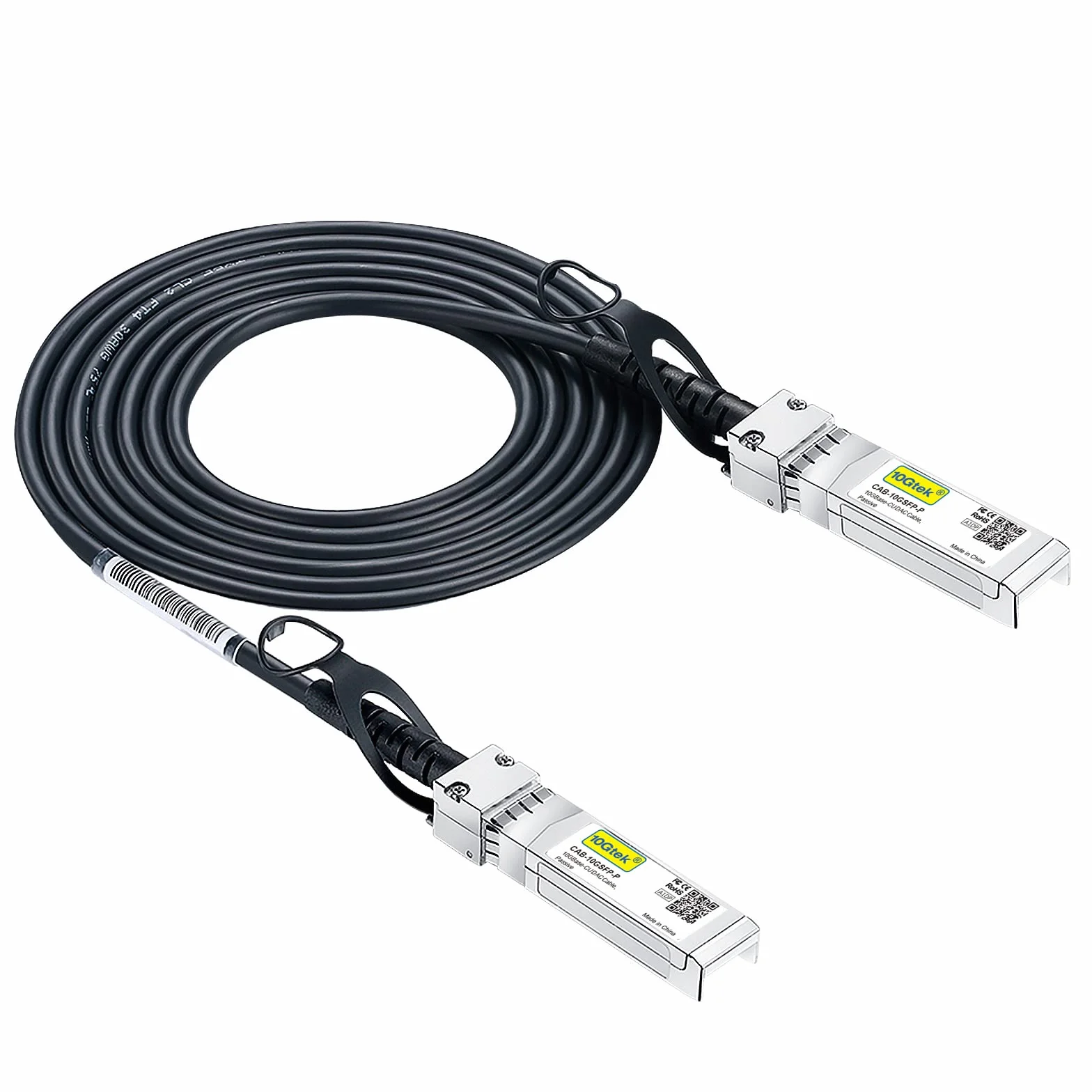 Kabel SFP+ DAC Twinax 2-Metrowy (6,5 Stóp), 10G Direct Attach Copper Patch dla Cisco, Ubiquiti UniFi, TP-Link, Netgear, D-Link, Zyxel, Mikrotik i Innych