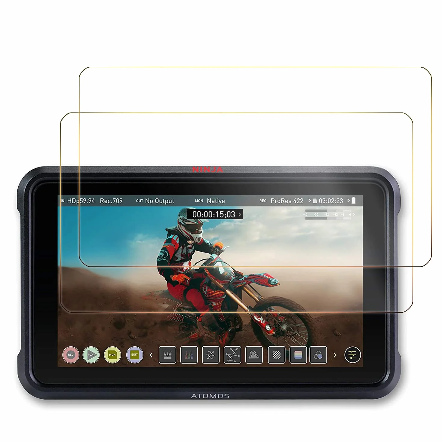 Ochraniacz ekranu Atomos Ninja V 5 cali 4K szkło hartowane 2 sztuki