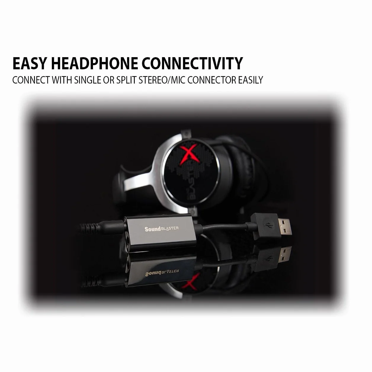 Creative Sound Blaster 70SB173000000 Zewnętrzna Karta Sieciowa, Czarny