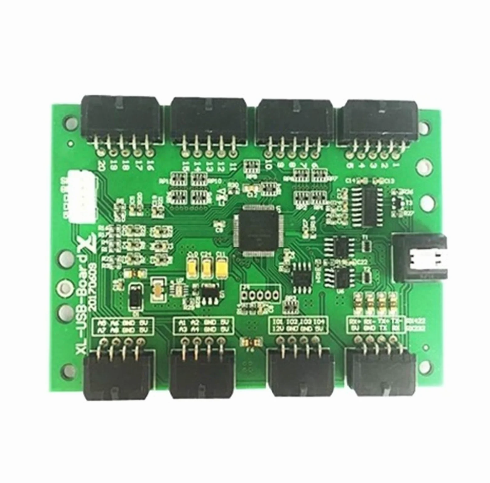 8-osiowa karta sterowania ruchem symulator płyty sterującej, przemysłowa płyta sterownicza komputera płyta sterownicza joysticka(8-axis RS485 serial port 5V)