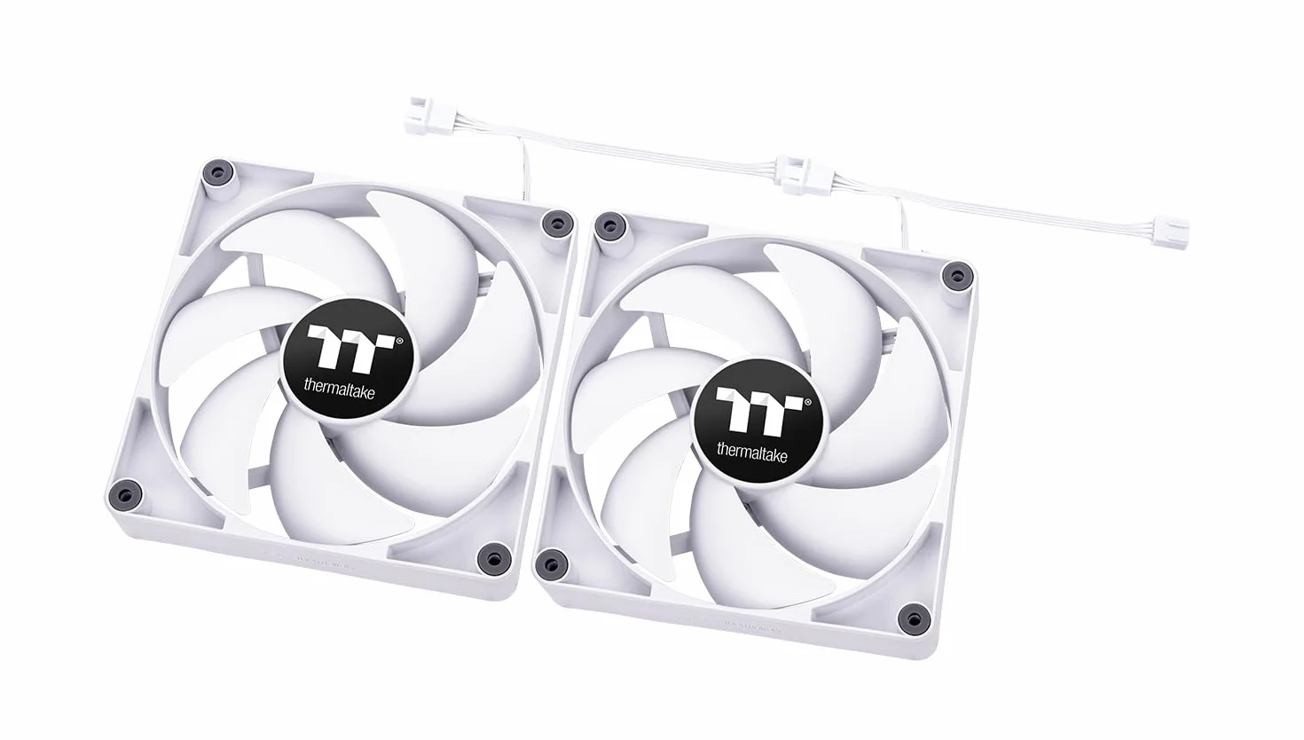 Thermaltake CT120 PC Cooling Fan White | 2 Pack
