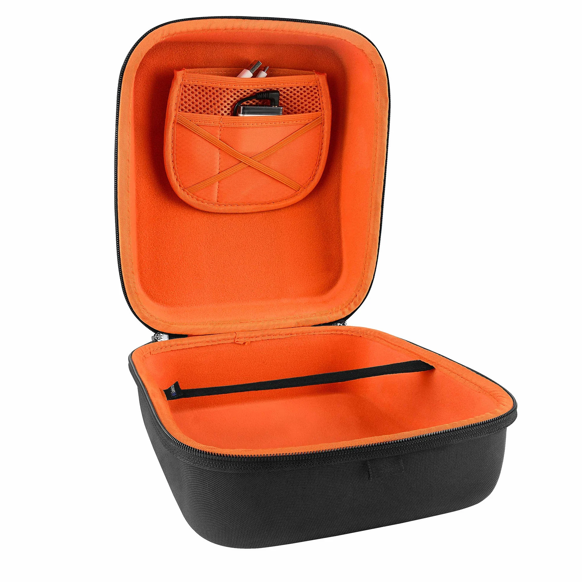 Geekria Shield etui na słuchawki kompatybilne z Sennheiser HD820, HD800S, HD800, HD700, HD660S2, HD660S, HD650, zapasowa twarda obudowa, torba podróżna z miejscem na kable (czarne)