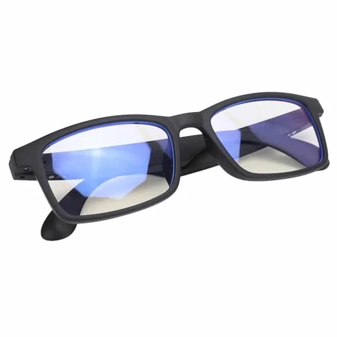 Dpofirs Inteligentne Okulary Bluetooth Audio, Okulary Unisex z Mikrofonem i Głośnikiem, Blokujące Niebieskie Światło, Jasny Kolor
