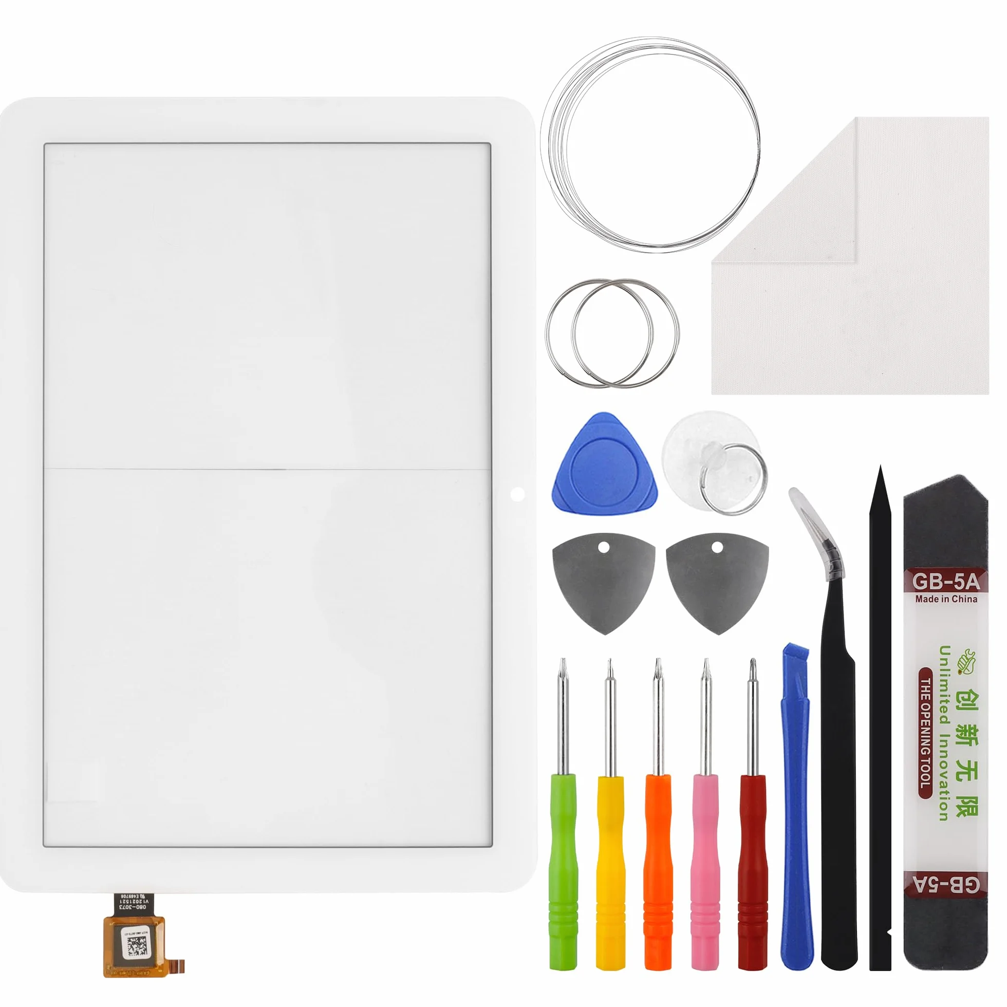 Duotipa Digitizer do A-azon K-indle F-ire HD8 / HD8 Plus 10. generacji 2020 tablet K72LL3 K72LL4 biały