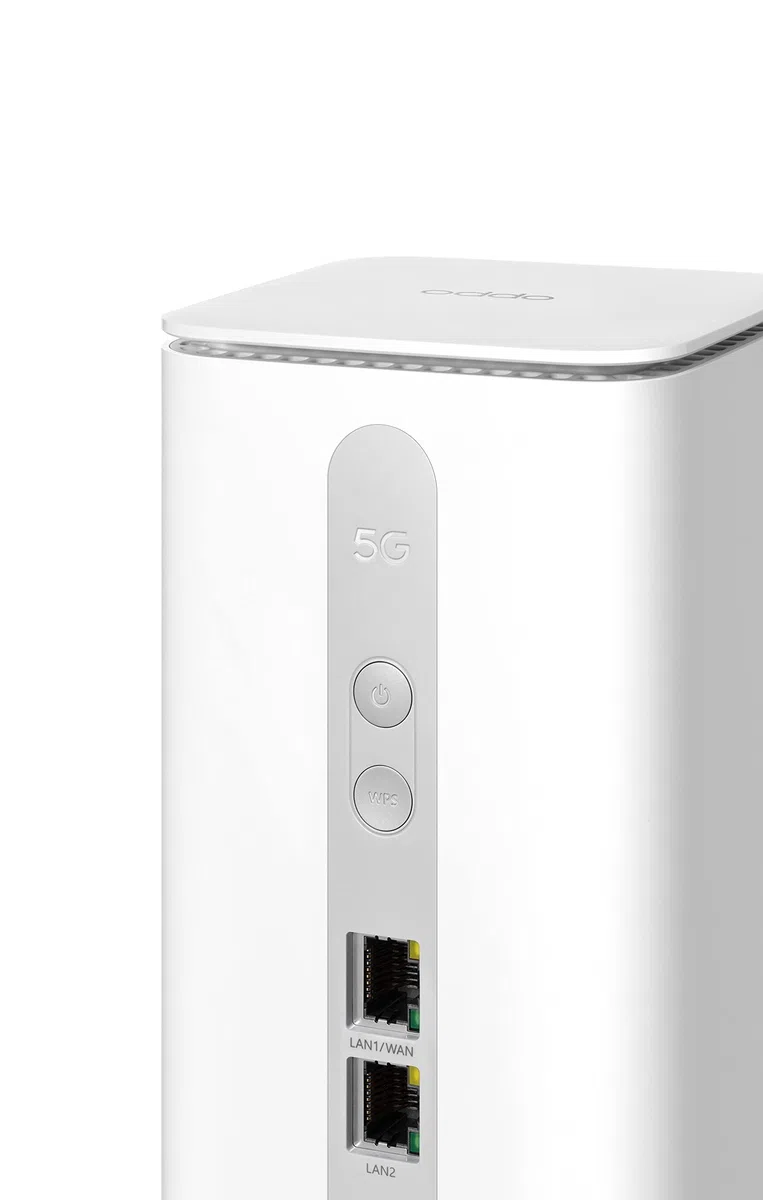 OPPO 5G CPE T1a Router with SIM Slot LTE Cat20 WiFi Hotspot Wi-Fi 6 AX1800, Up to 4.07Gbps, 4X4 MIMO, Connect up to 32 Devices, Unlocked