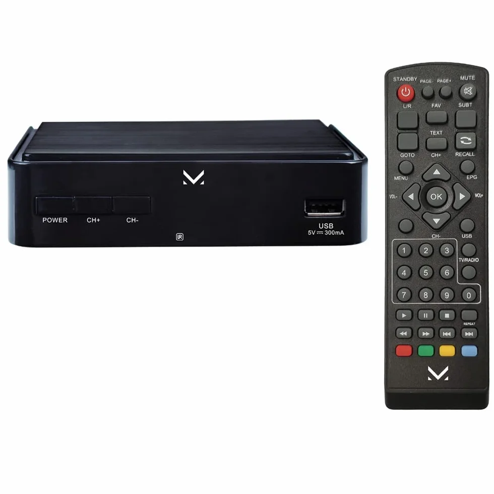 Decoder Digitale (Dec-665Hd) Terrestre Dvd-T-T2 Hdmi Usb Hevc Main 10
