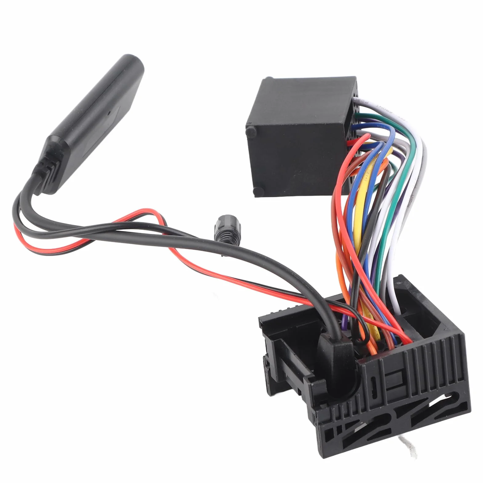 Samochodowy Odbiornik Modułu Bluetooth, Samochodowy 10-pinowy Adapter Modułu Bluetooth Zamiennik Kabla AUX-in dla E46 320 325 323 328 330 M3 Serii 3 z Mikrofonem