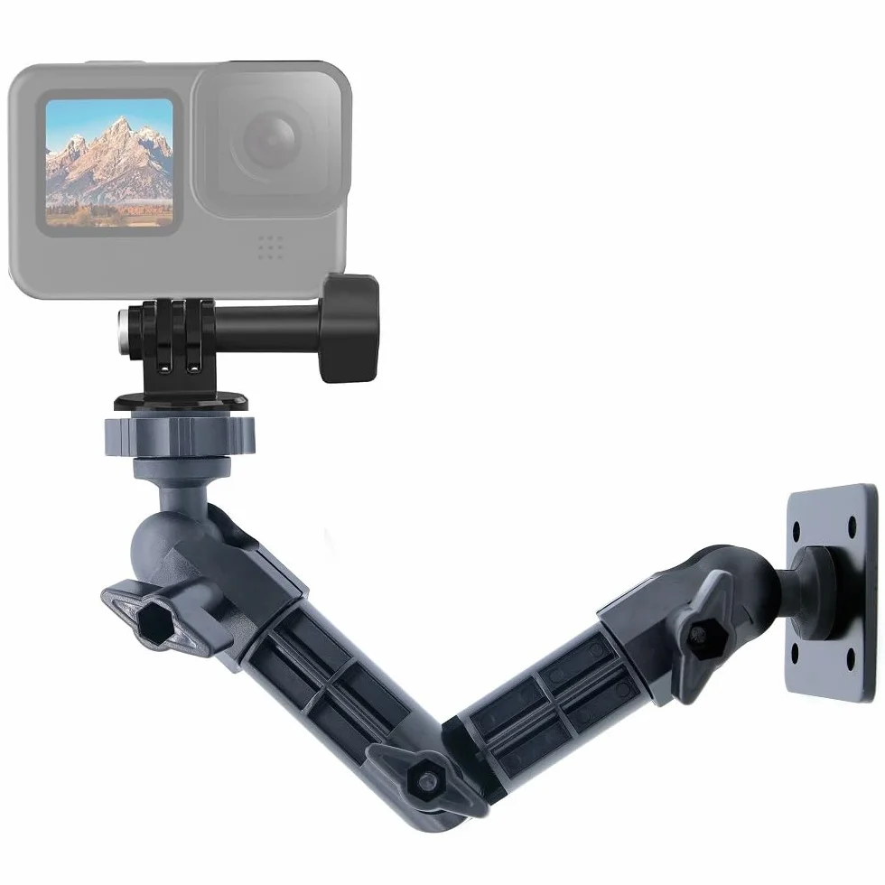 Uchwyt ścienny, składany stojak kompatybilny z kamerą Gopro 11 10 9 8 7 6 5 3+ 3 2 1