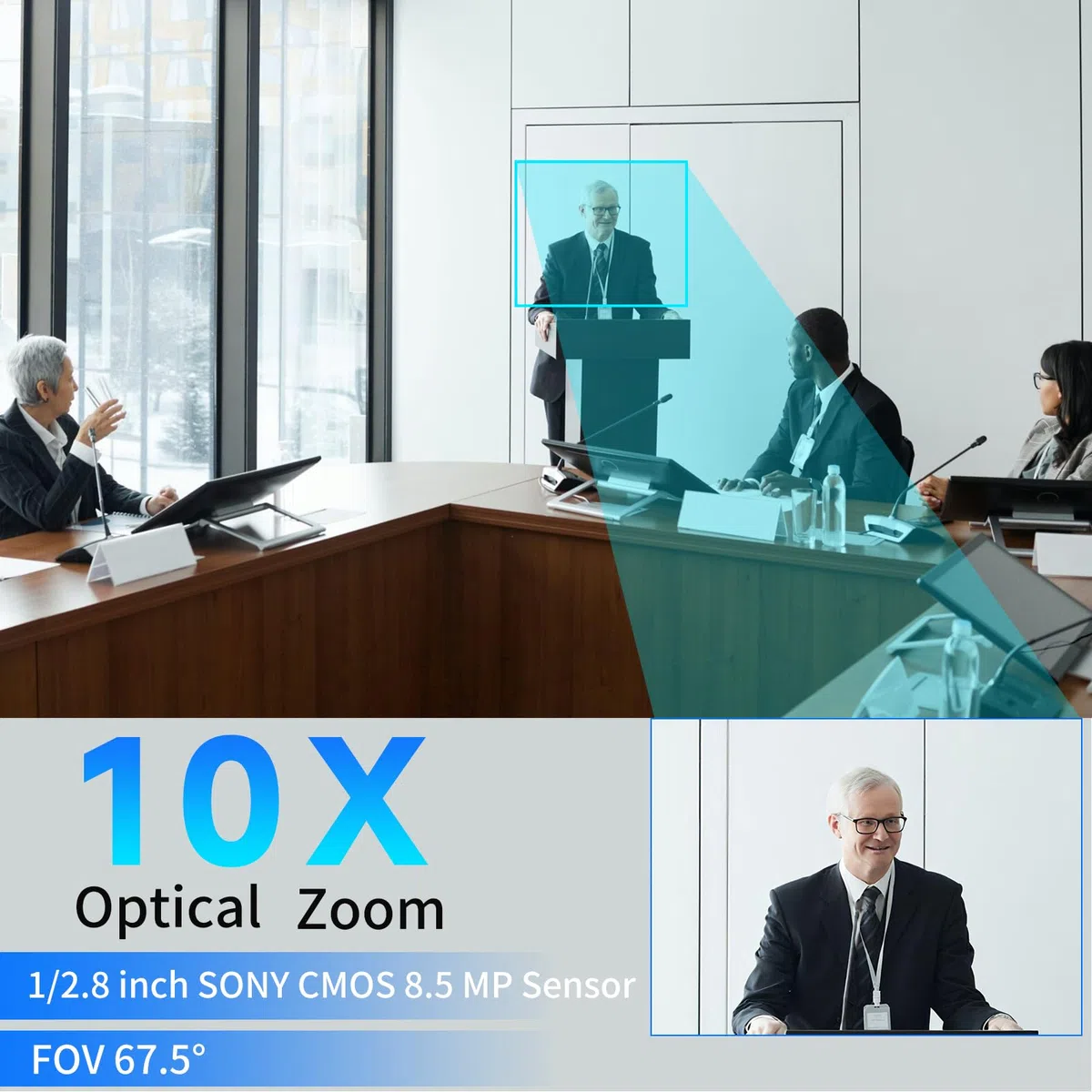 Kamera PTZ 4K UHD z 10-krotnym zoomem optycznym, kamera do sali konferencyjnej, transmisja na żywo do kultu kościoła, USB HDMI IP POE, praca z Vmix, Zoom, OBS, YouTube, Facebook Livestream