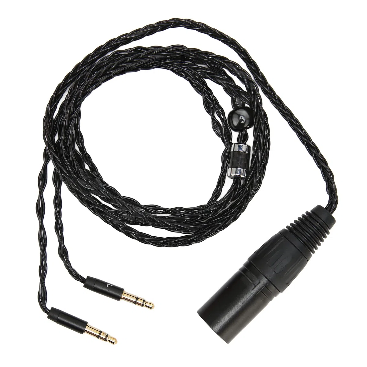 4-pinowy XLR Męski na Podwójny 3.5mm Wtyczka Kabel Audio Słuchawek dla Hifiman Arya, dla Sundara, dla Ananda, dla HE400SE, dla MDR-Z7, Z7M2, Z1R, dla D7200.