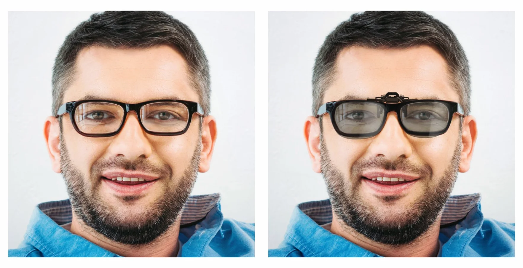 Zestaw 2 par okularów 3D Clip-On dla osób noszących okulary – pasywne okulary 3D do Cinema 3D kompatybilne z LG, Philips, Panasonic, Toshiba, Grundig, RealD kinami i wieloma innymi pasywnymi