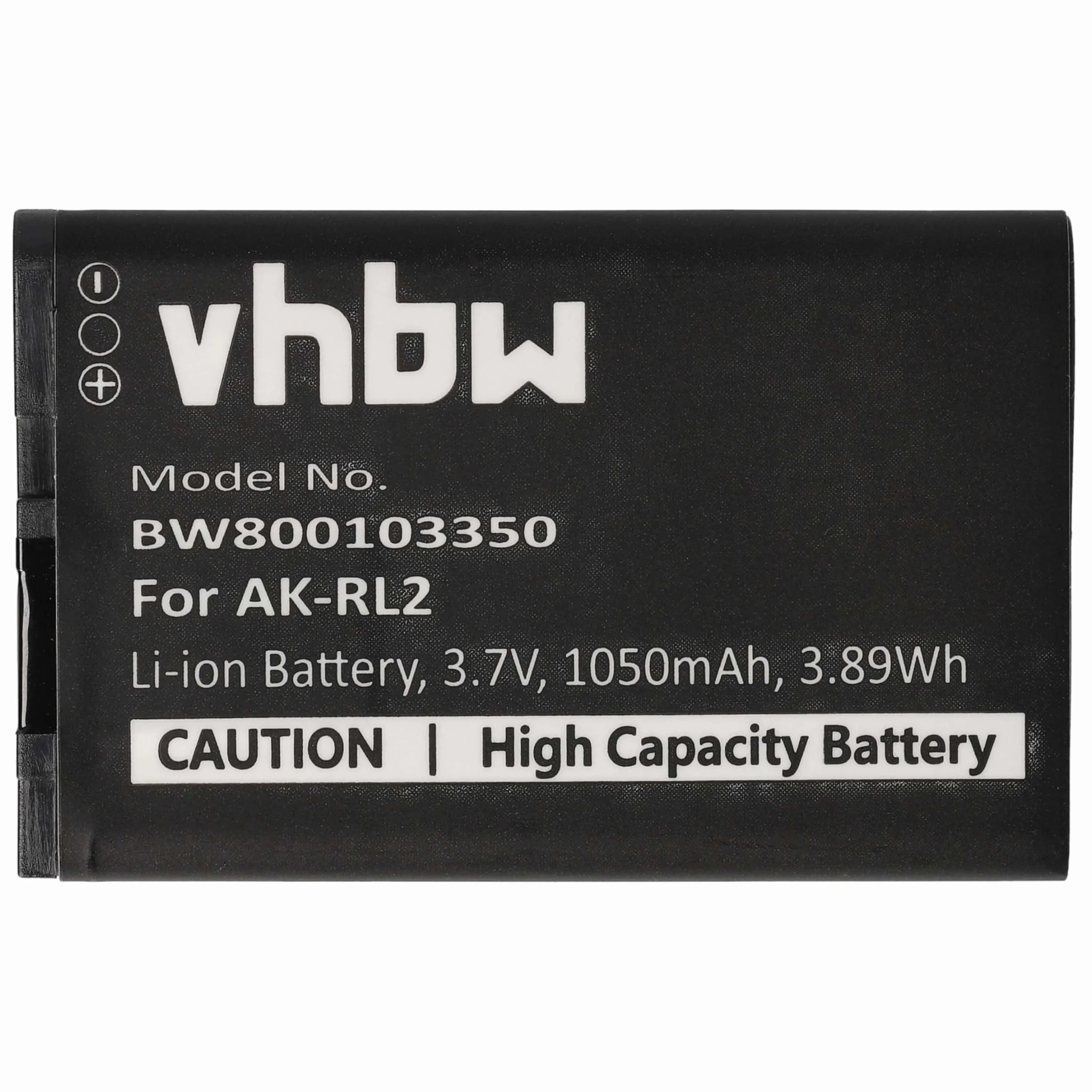 vhbw 1 x akumulator kompatybilny z Emporia V20M, V20MC, V20MB, VF4, V20ME telefon komórkowy smartfon dla seniorów (1050 mAh, 3,7 V, litowo-jonowy) – zamiennik do AK-RL2