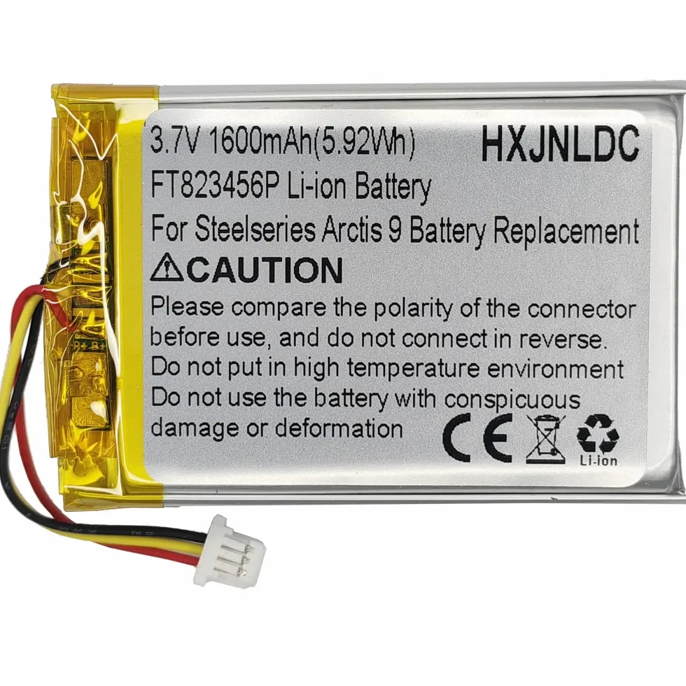 Steelseries Arctis 9 Akumulator litowo-polimerowy DC 3,7 V 1600 mAh