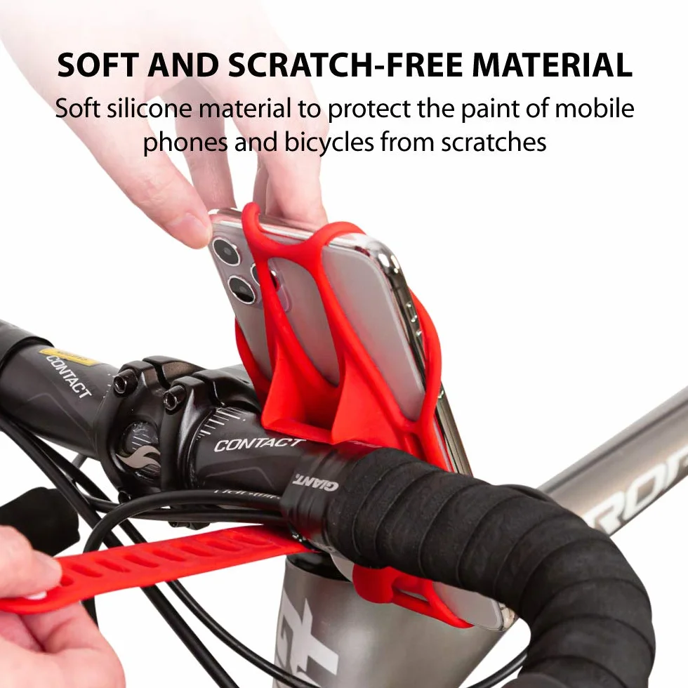 Bone Uchwyt na Telefon Velo Bike Tie 3 Port Phone Velo Czarny