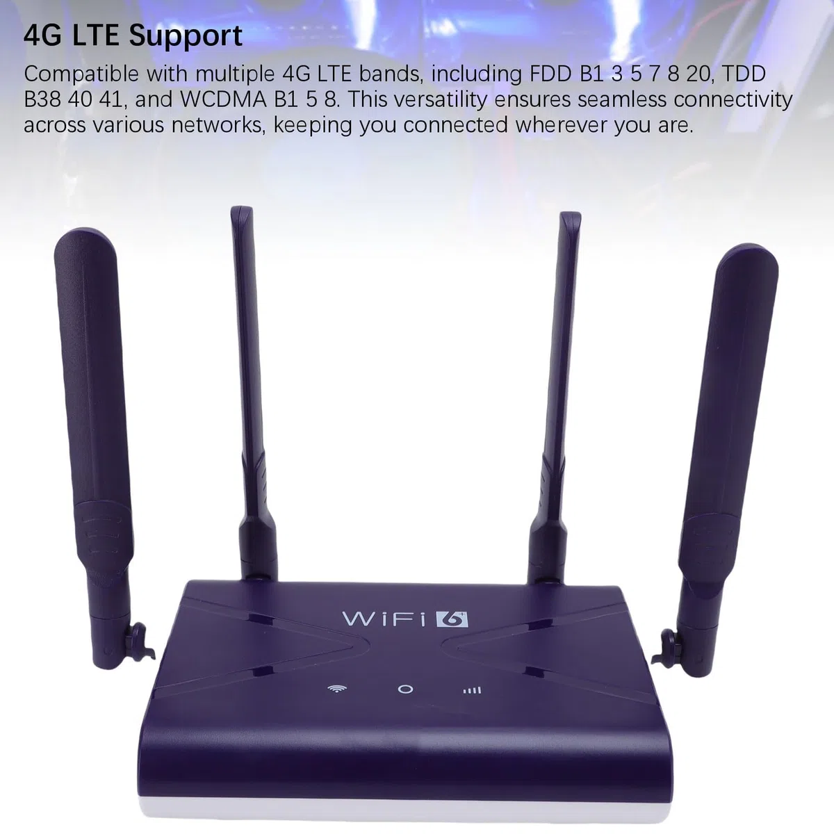 Dpofirs Router Gier WIFI 6, Router 4G 5G LTE z Gniazdem Karty SIM do 32 urządzeń, 300 Mb/S Szybki Adapter Sieci Bezprzewodowej dla Telefonu Laptopa
