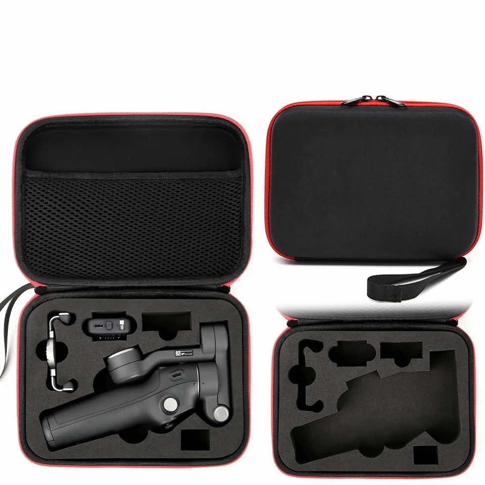 Futerał do DJI Osmo Mobile 7/7P, przenośna podróżna torba do przechowywania, organizer, twarda obudowa, pokrowiec ochronny, torebka do OM7 OM7P stabilizator gimbala, akcesoria ochronne, Czarny