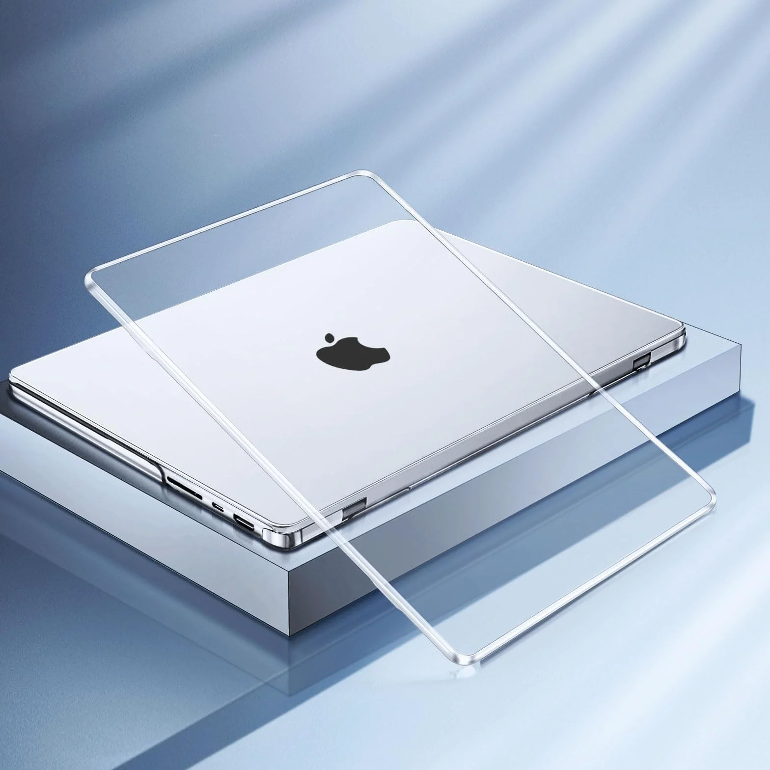 MOSISO Etui kompatybilne z MacBook Pro 16 cali 2025 2024 2023 2022 2021 M4 M3 M2 M1 A3403 A3186 A2991 A2780 A2485 Pro Max, twarda obudowa, skóra klawiatury i folia ekranowa oraz adapter typu C,