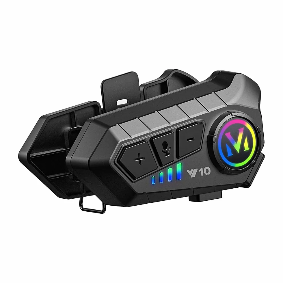 motocyklowy interkom kask zestaw słuchawkowy Bluetooth asystent głosowy obsługa podwójnej redukcji szumów połączenia w wysokiej rozdzielczości słuchanie muzyki i nawigacja