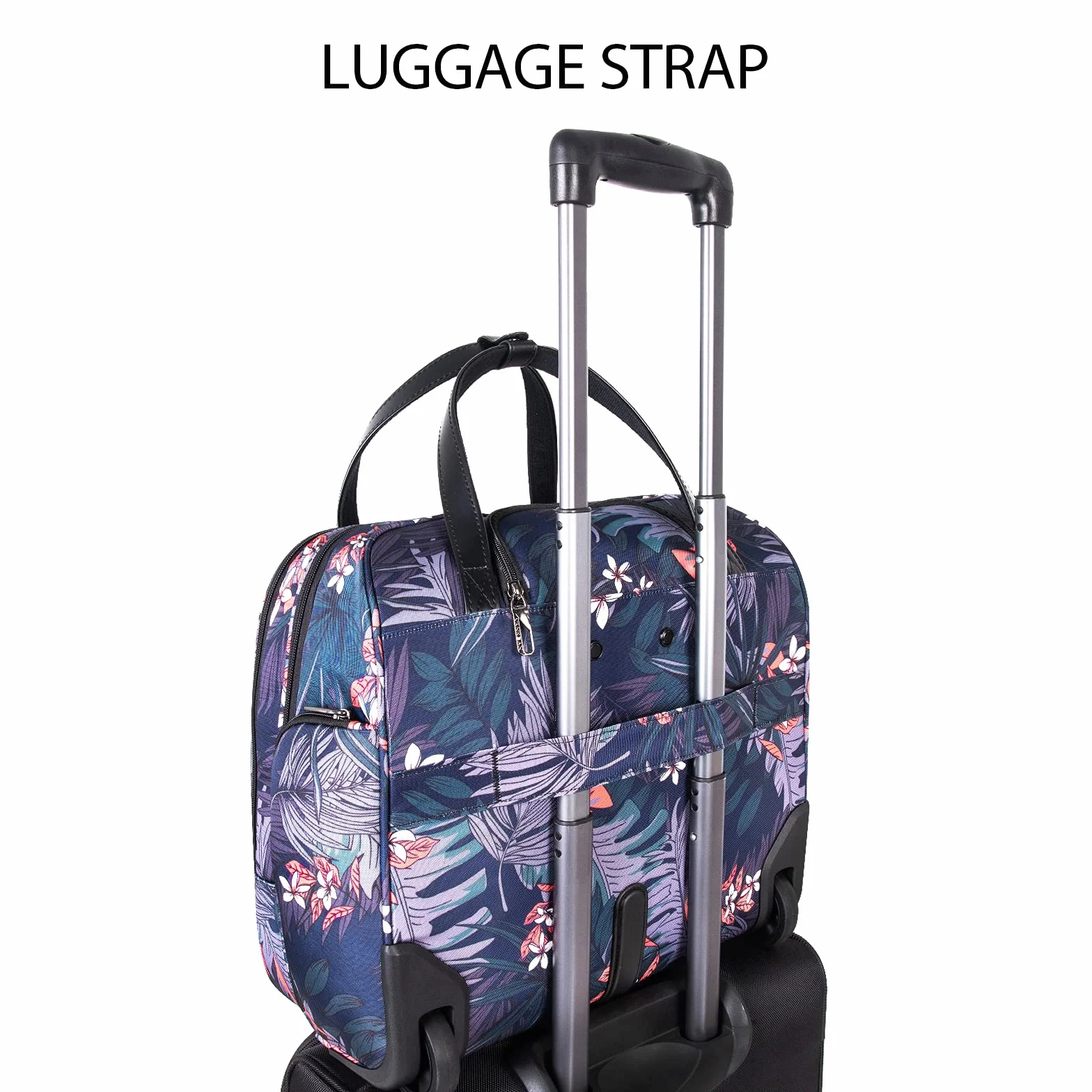 VANKEAN Walcowane etui na laptopa dla kobiet, premium walcowana torba podróżna, pasuje do 38 cm (15,6 cala) na laptopa teczka do przenoszenia, wodoodporna na noc, walcowanie torby komputerowe z