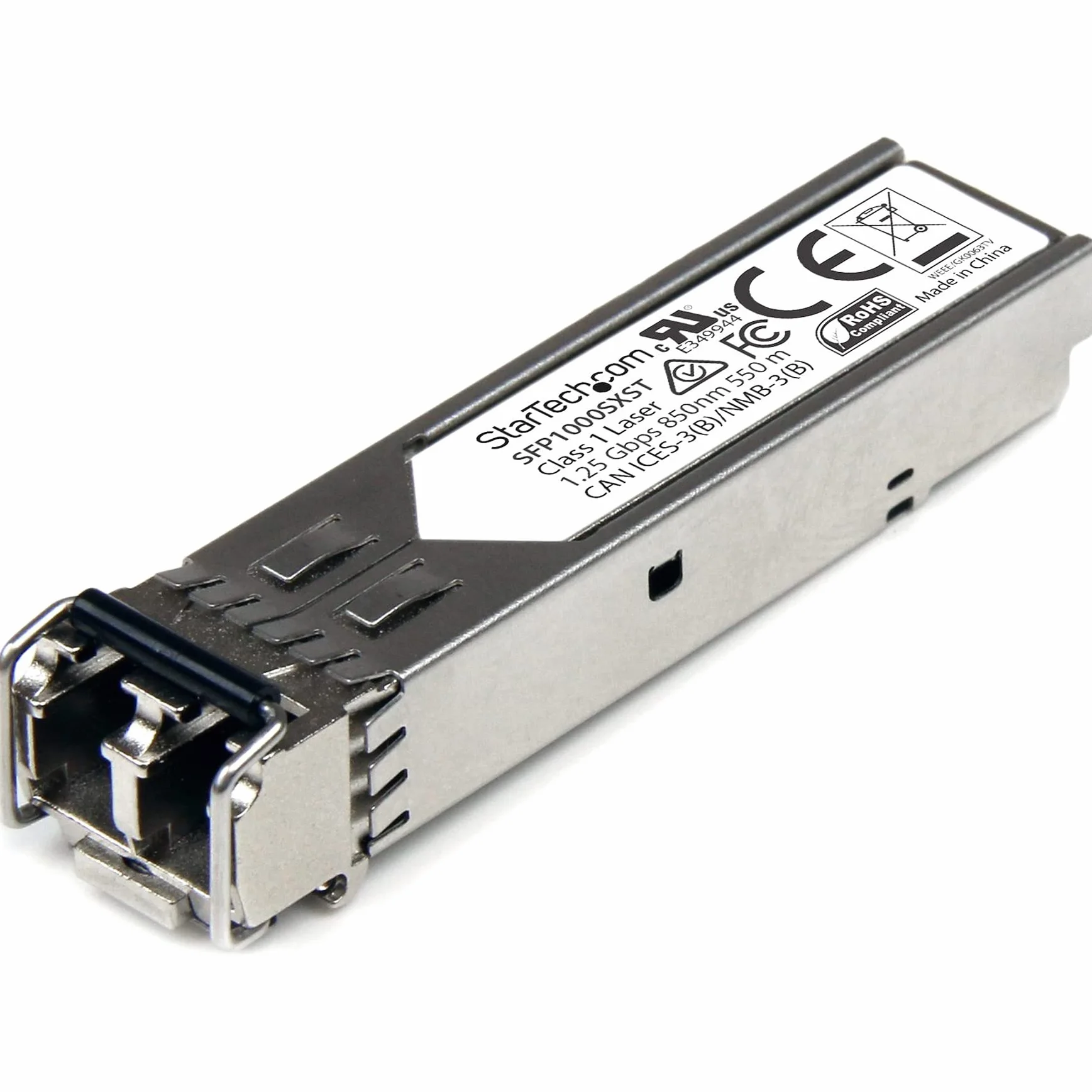 StarTech.com SFP 1000Base-SX SFP SFP Moduł transceivera zgodny z normami MSA, Multimode 550 m (SFP1000SXST)