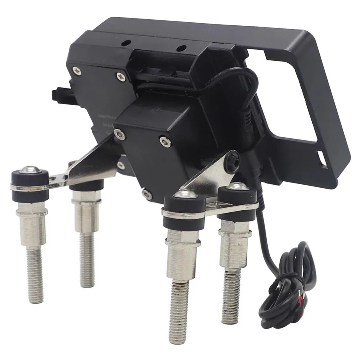 Uchwyt do nawigacji GPS Uchwyt na nawigację GPS motocyklową 12 mm z ładowaniem bezprzewodowym do telefonu, pasujący do BMW F750GS F850GS F800GS F700GS R1200R Motocyklowy uchwyt do nawigacji(C)