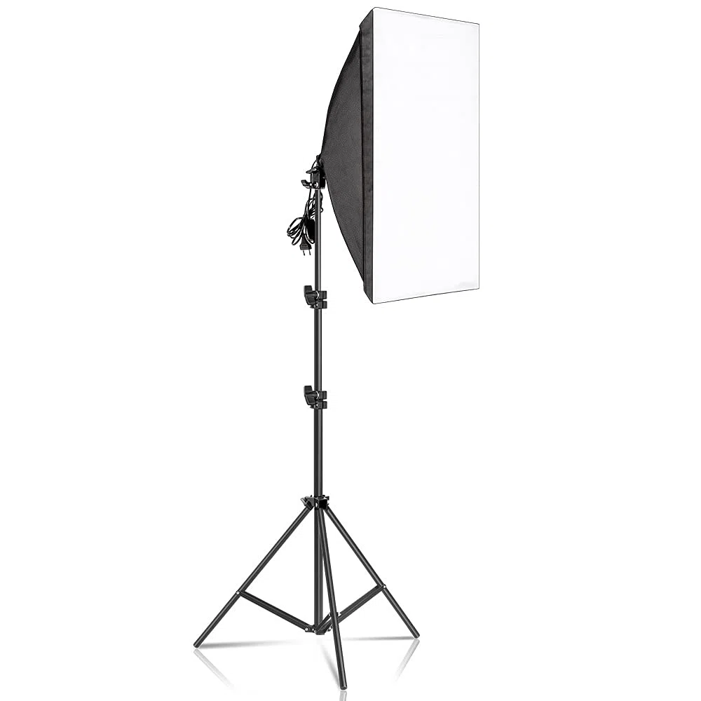 Fotografia Zestawy oświetleniowe Softbox 50x70 CM Profesjonalny system ciągłego światła Miękkie pudełko na sprzęt do studia fotograficznego Do fotografii studyjnej(Yellow Corn Bulb)