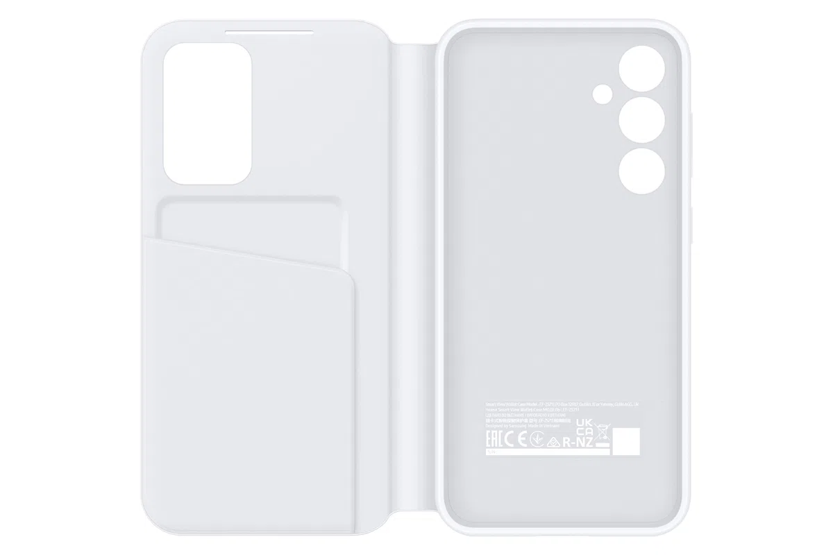 SAMSUNG Galaxy S23 FE Smart View portfel etui, białe