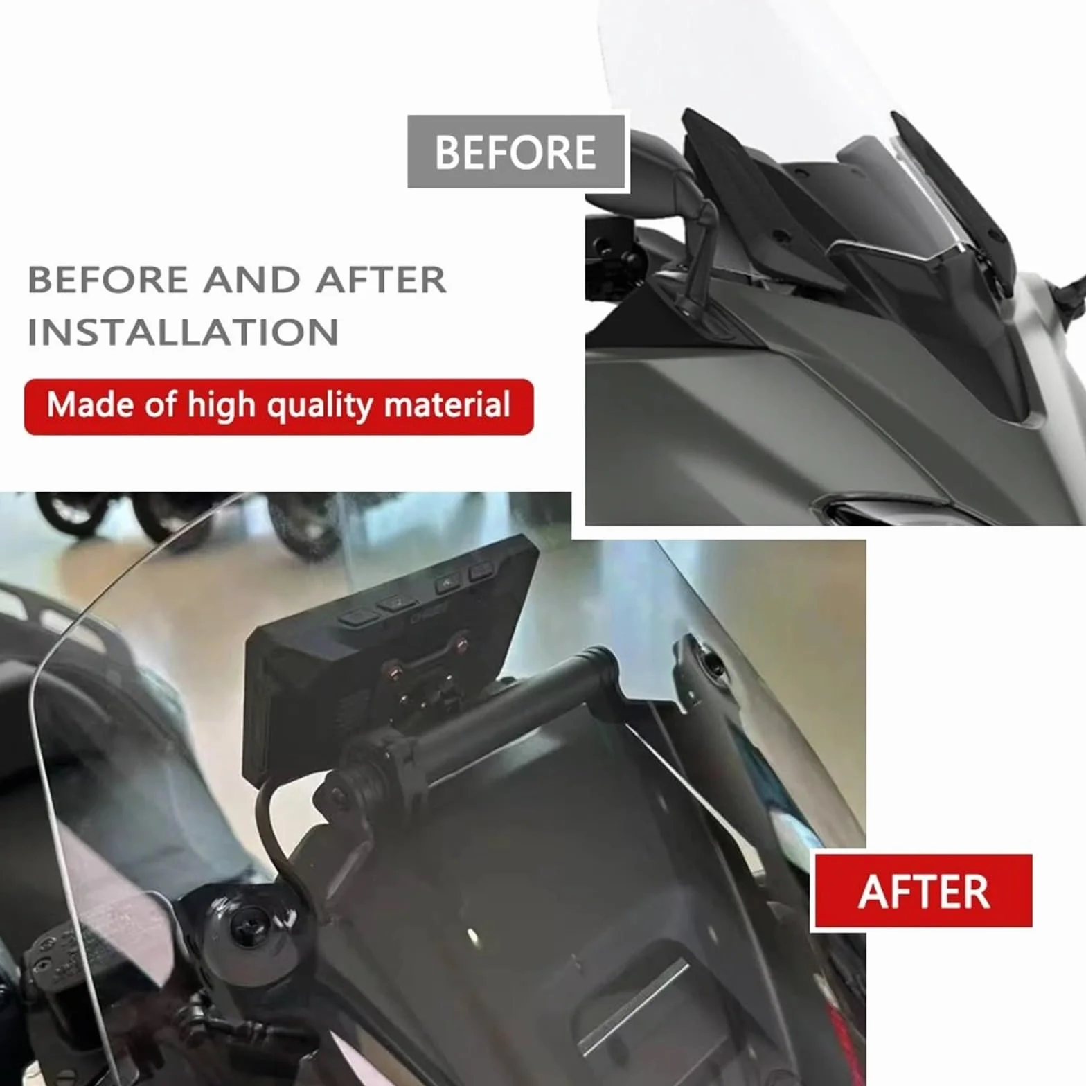 Pasuje do TMAX T-max 560 TECH MAX 2025 Uchwyt adaptera Akcesoria motocyklowe Uchwyt do nawigacji GPS Smartfon Motocyklowy uchwyt do nawigacji
