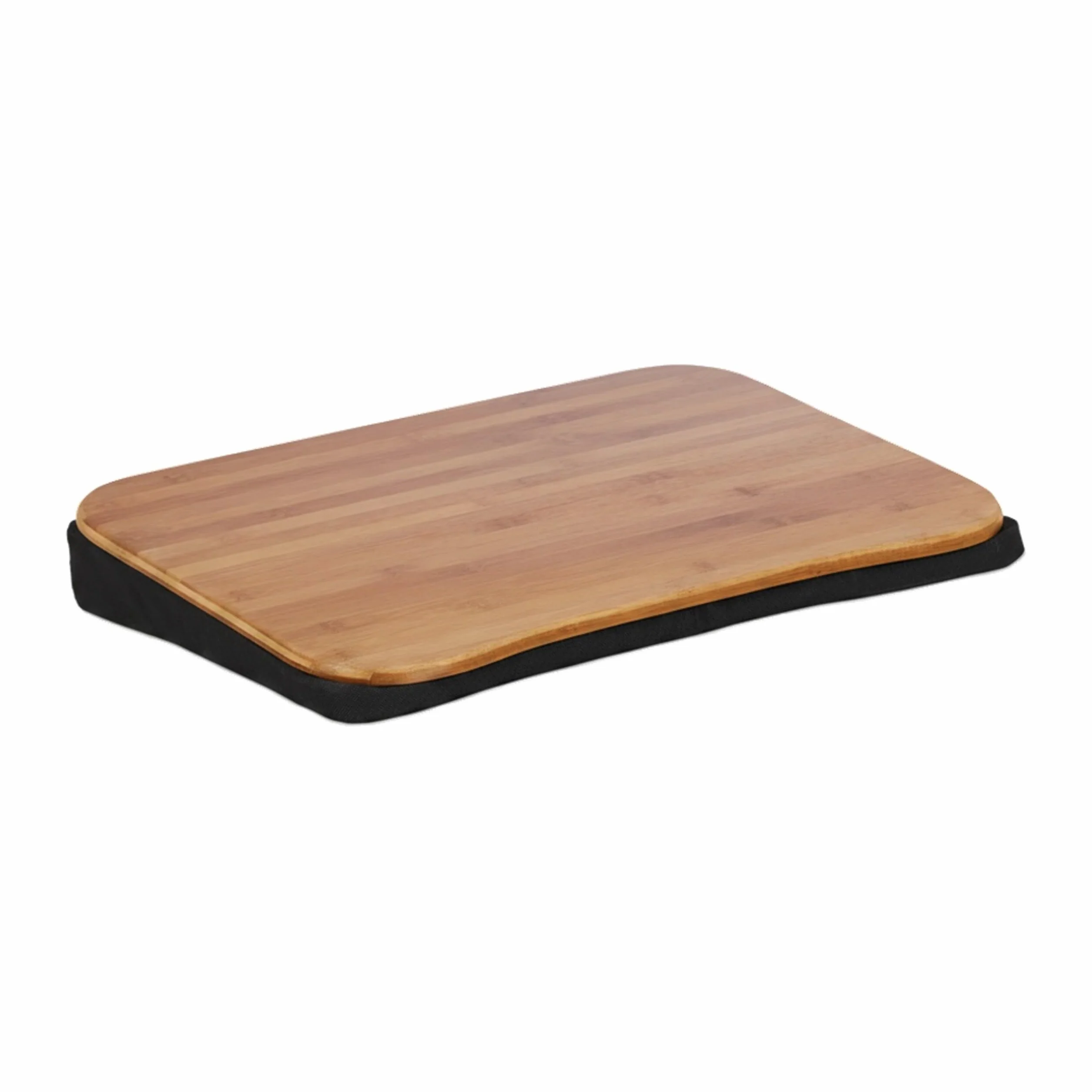 Relaxdays stolik pod laptopa taca do łóżka bambus 51x37cm naturalny