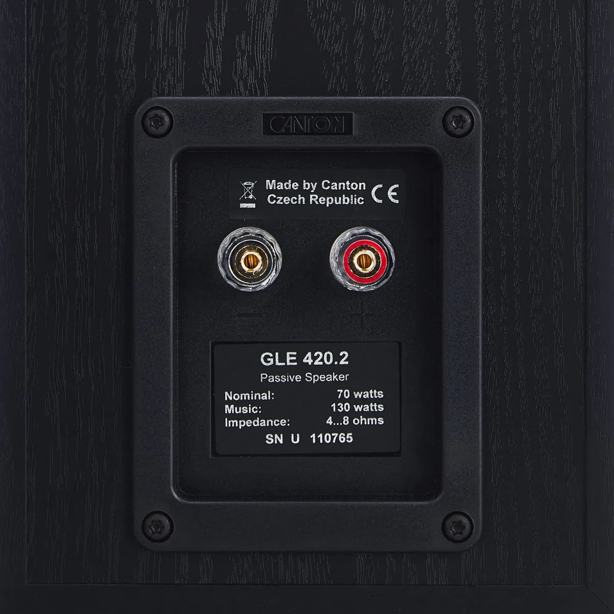 Canton GLE 420.2 głośnik 70 W, czarny