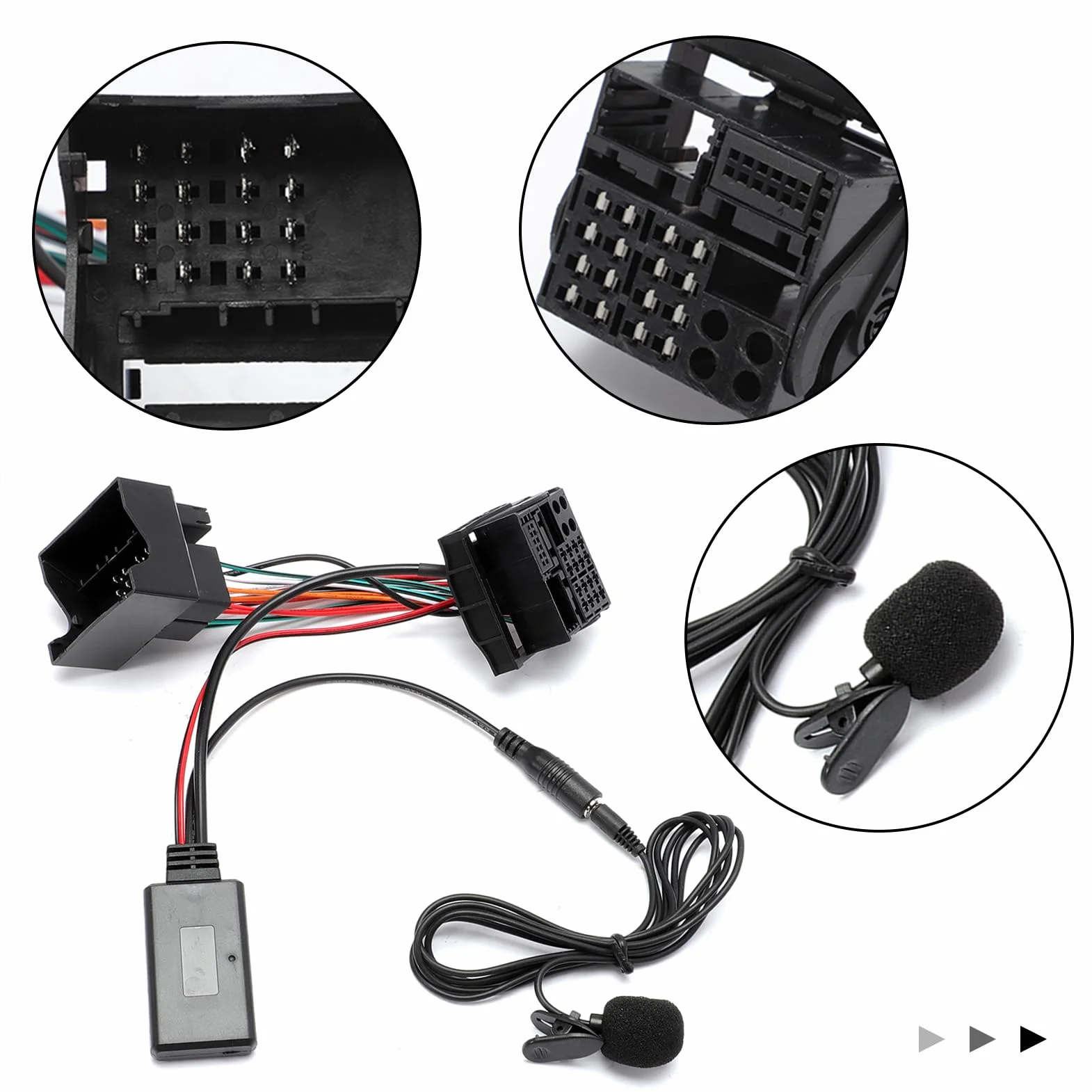 Aux Adapter audio Bluetooth 5.0 z mikrofonem do Z4 E85 2003-2008 E86 X3 E83 2004-2010 Mini Cooper R50 2000-2006 S R53 JCW