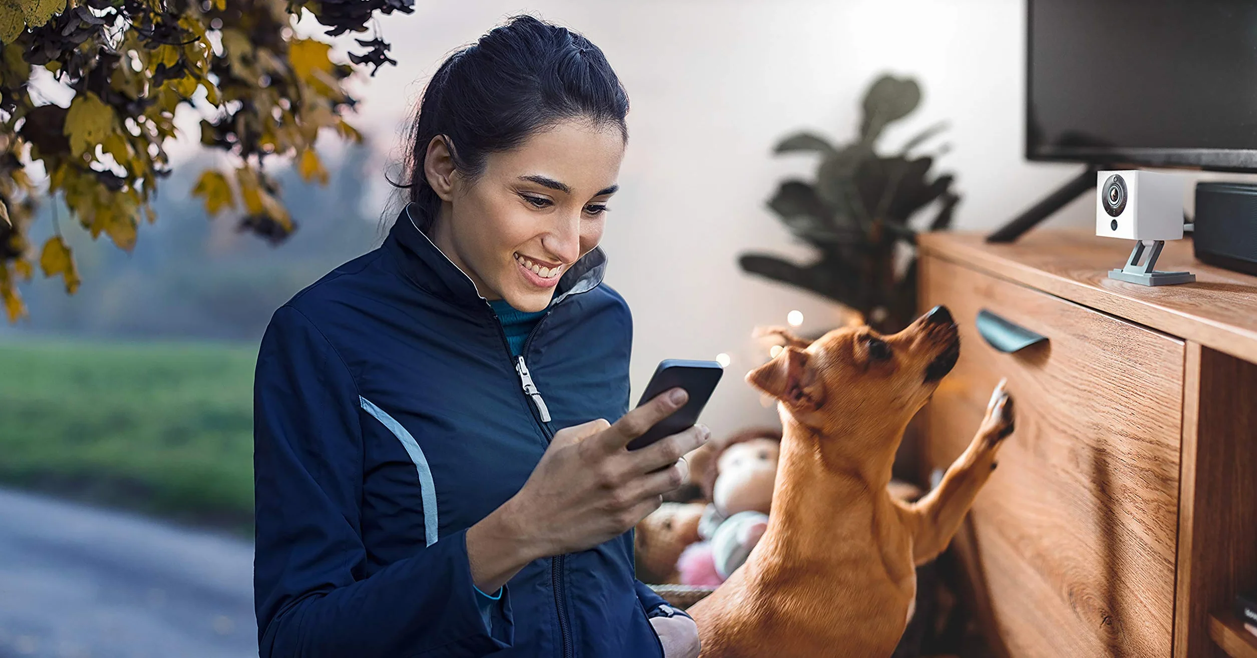 Neos SmartCam kamera bezpieczeństwa Wi-Fi SmartHome, współpracuje z Alexa, wideo HD 1080P, noktowizor, 2-drożny dźwięk, bezpłatne przechowywanie w chmurze, obsługa Wielkiej Brytanii, biała, pojedyncze