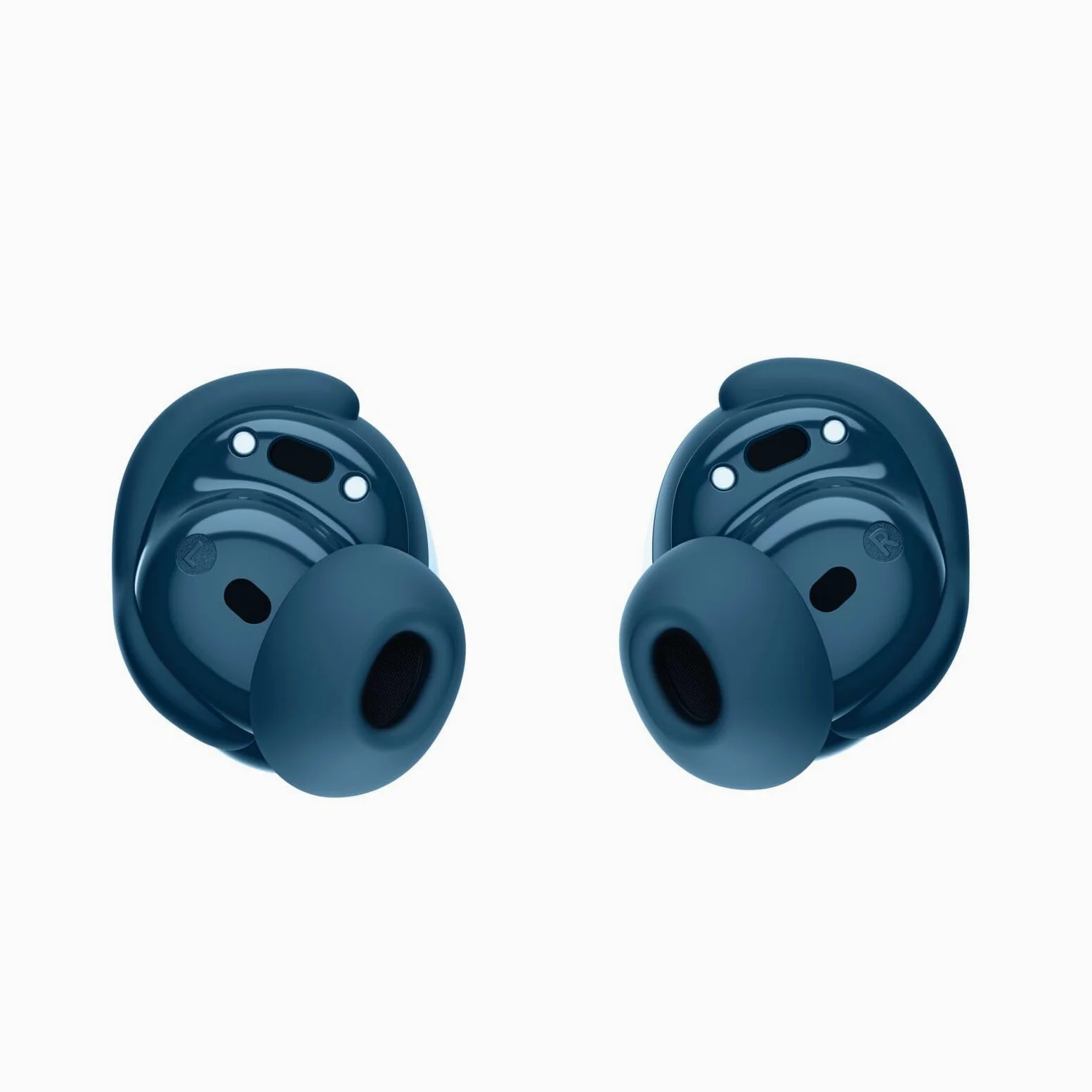 Bose QuietComfort bezprzewodowe słuchawki douszne z redukcją szumów, Lifestylowe słuchawki douszne Bluetooth z aktywną redukcją szumów, Do 8,5 godziny pracy na jednym ładowaniu, szaroniebieskim