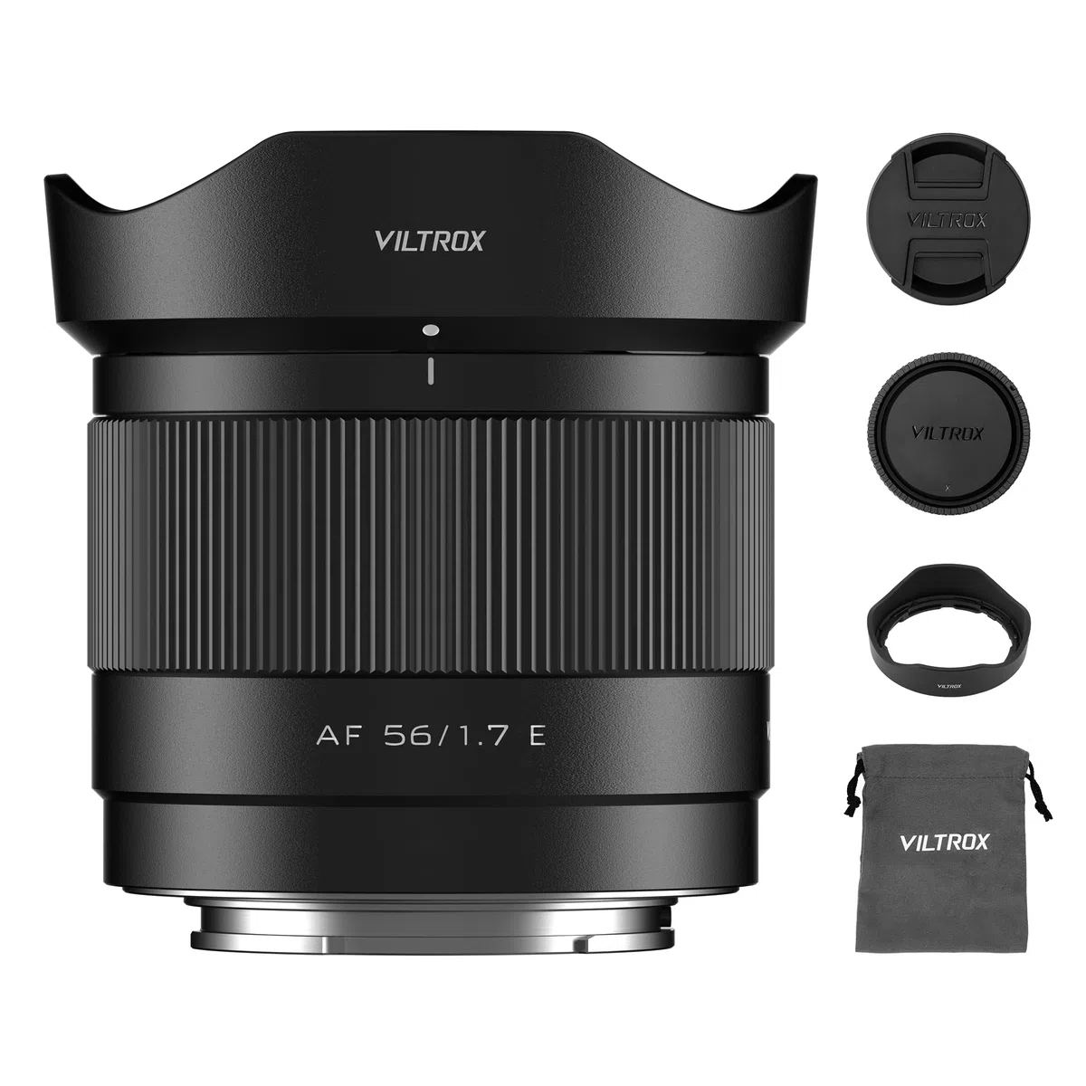 VILTROX 56mm F1.7 AF Obiektyw do mocowania Sony E, obiektyw stałoogniskowy APS-C o dużej przysłonie f/1.7 zgodny z aparatami Sony E Alpha a7cr a7cii a7c a6700 zv-e100 a6600 a6400 a7iv a7iii