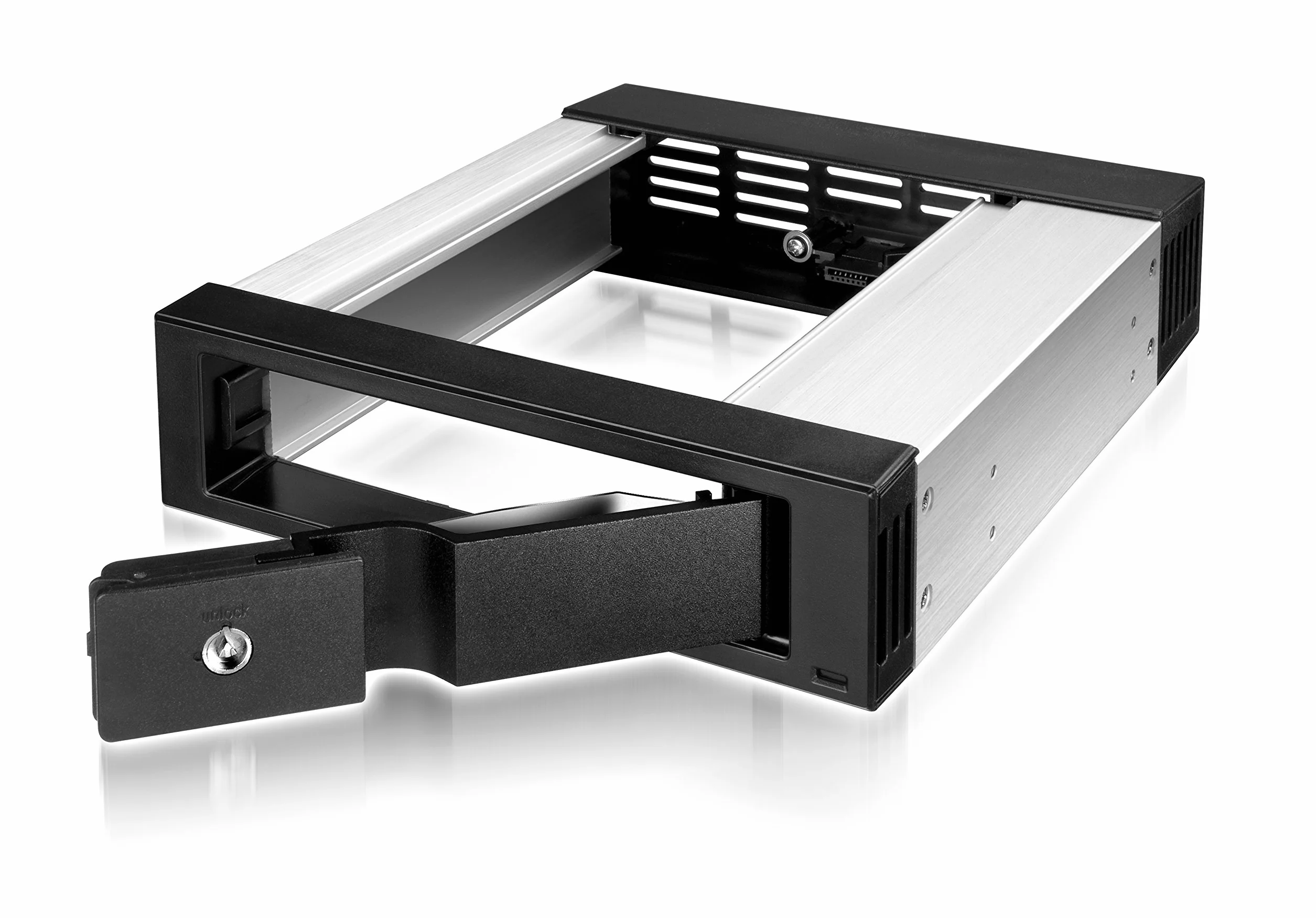 Icybox IB-158SK-B Ramka Wymienna do Dysków 3.5 Cala Czarny Szary