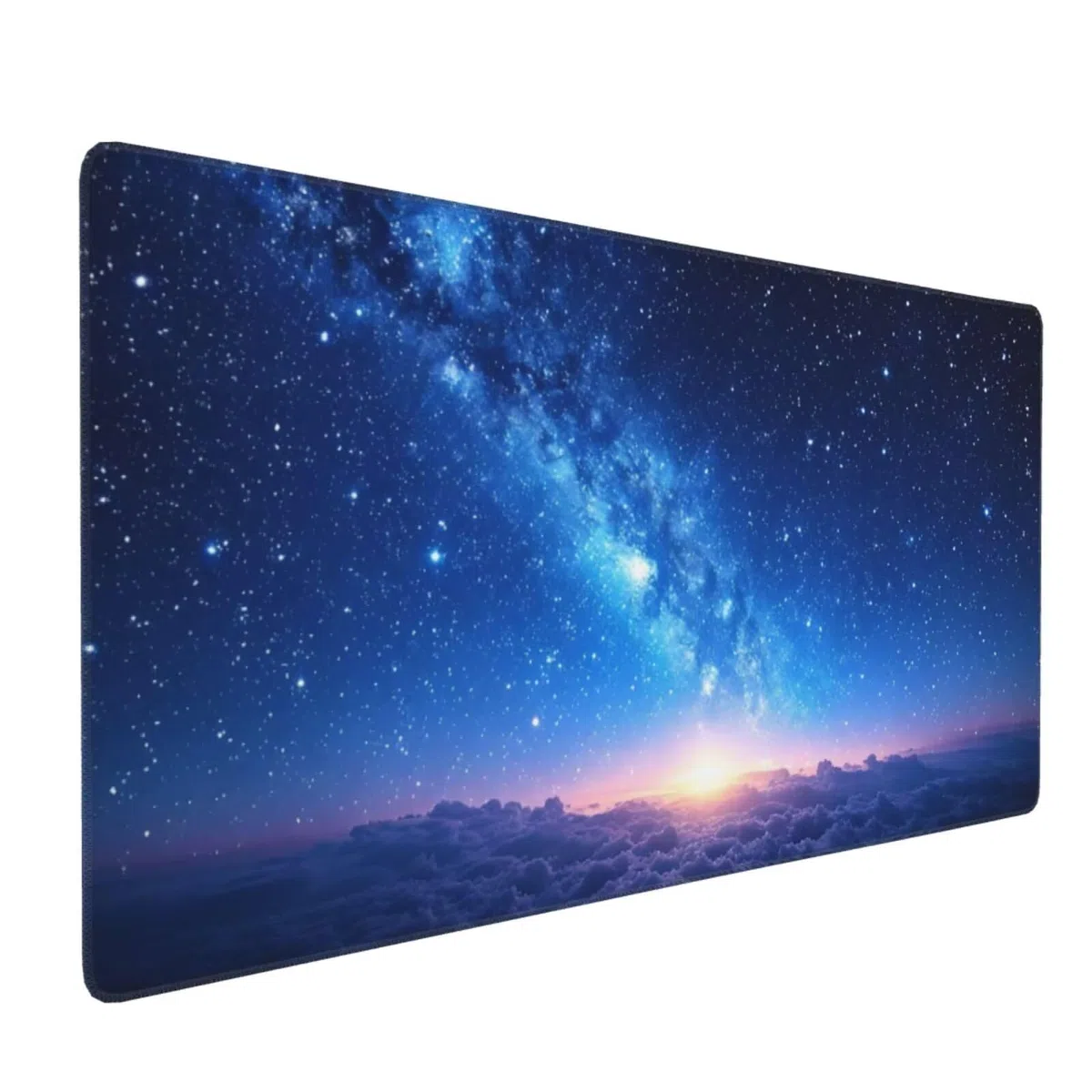 Gamingowa podkładka pod mysz z motywem gwiaździstego nieba, XXL, 1600 x 800 x 3 mm, wodoodporna, antypoślizgowa podkładka pod mysz na biurko, poprawia precyzję i prędkość, akcesoria gamingowe do
