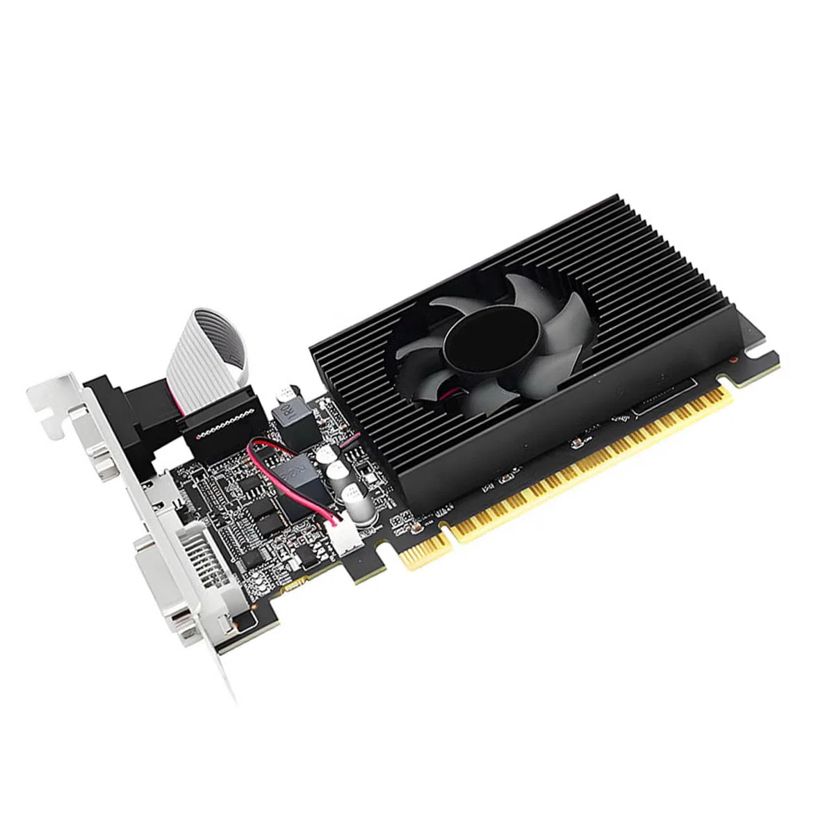 Generic Niskoprofilowa Karta Graficzna 4 GB DDR3 128-bitowa Karta Graficzna HD Interfejs Multimedialny dla Systemów 7, 8, 10 — Doskonała Pod Kątem Niskiego Zużycia Energii i Wysokiej Wydajności