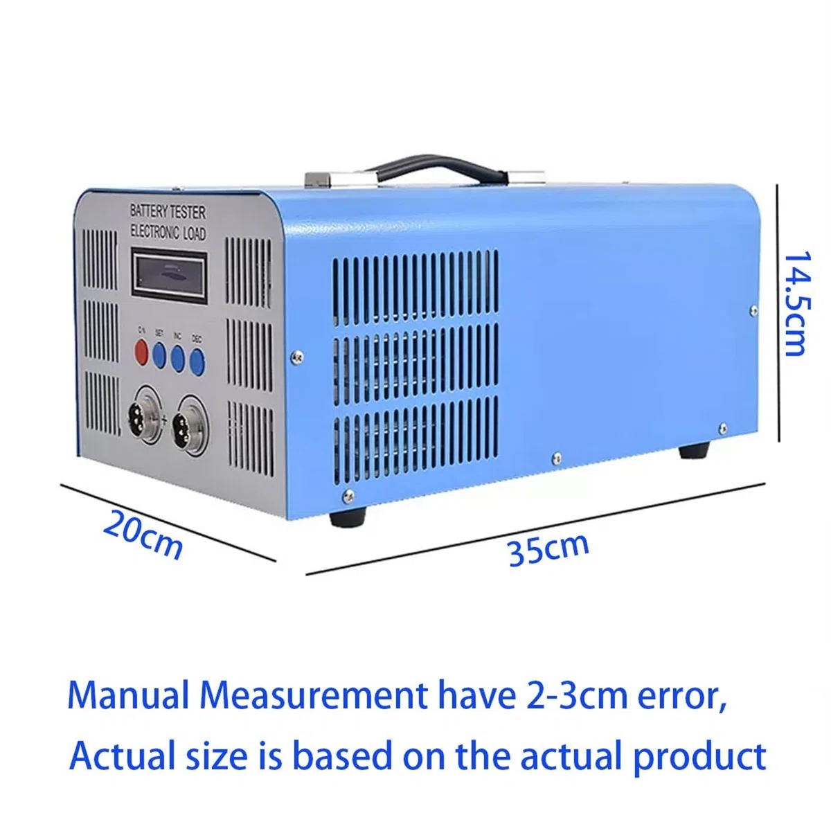 Tester obciążenia akumulatora, Obciążenie elektroniczne Lifepo4/NMC Tester pojemności akumulatora Rozładowanie 40A 200W