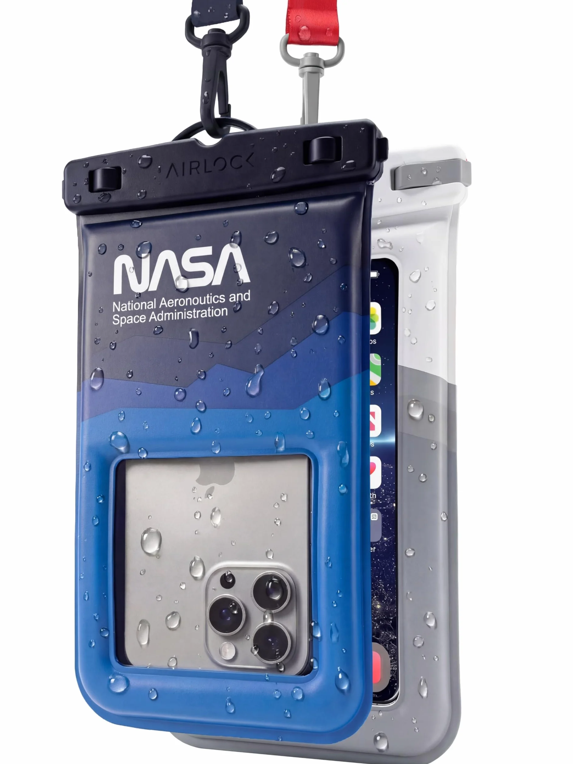 NASA AirLock™ IPX8 Wodoodporne Etui na Telefon Pianka K24 2 szt.