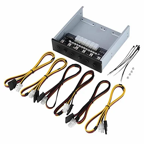 Estink Przełącznik Sterowania Zasilaniem HDD IDE 2xSATA 15-pin Samoblokujący Dysk Twardy SATA 2,5 Cala