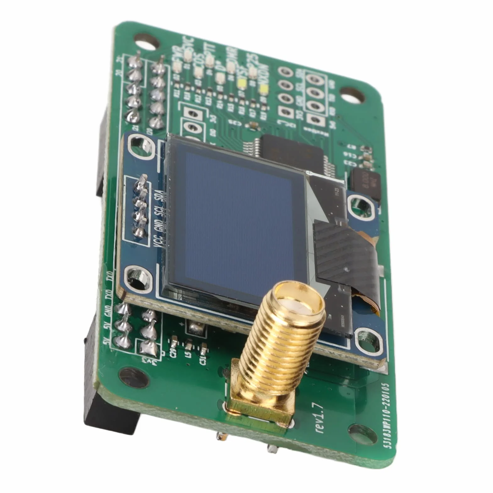 MMDVM Hotspot Moduł UHF VHF z LED Wyświetlaczem, Anteną SMA i Jednopłytowym Komputerem - Kompletny Zestaw Cyfrowej Radiokomunikacji dla Radiolubicieli